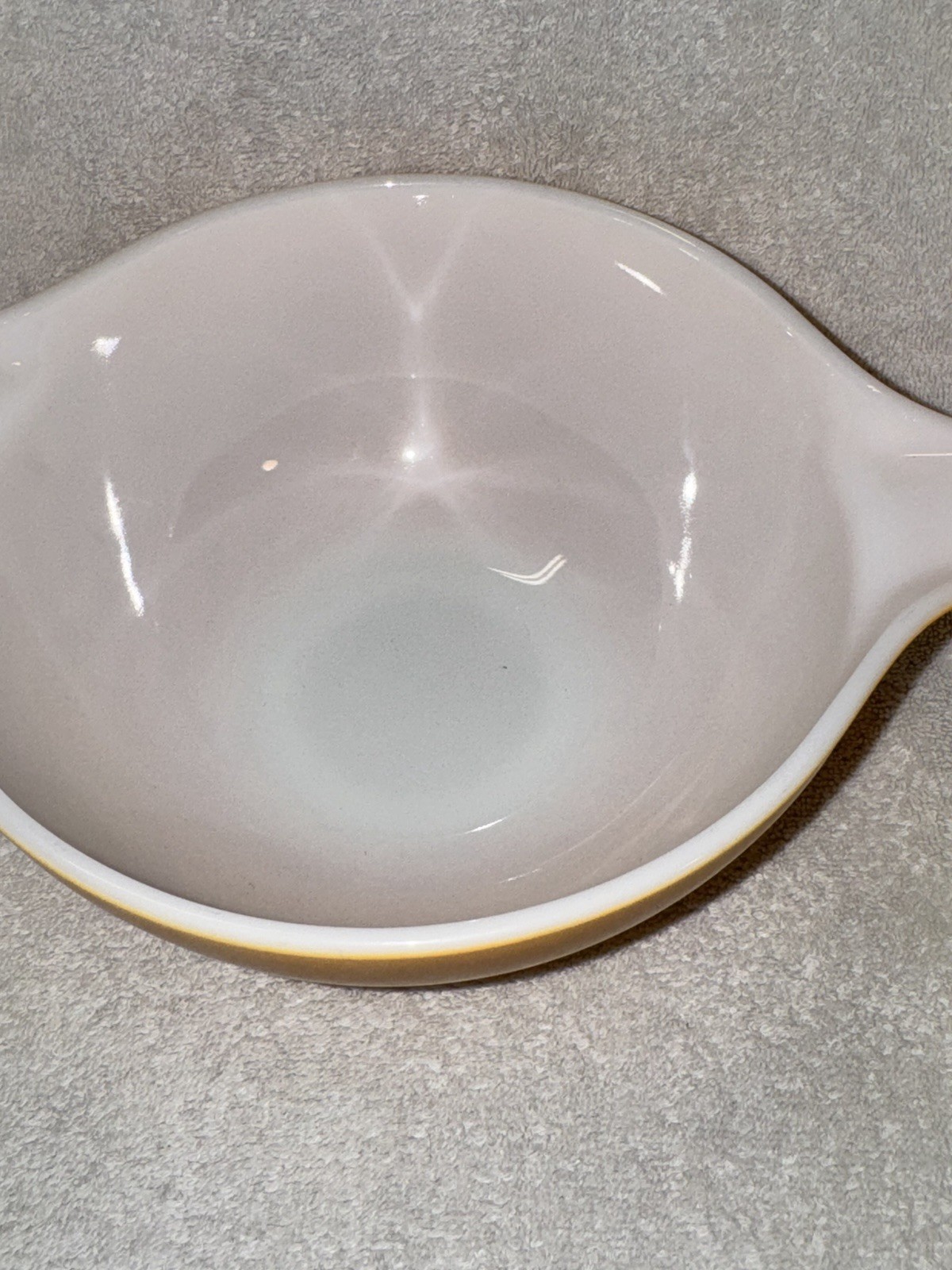 Vintage Pyrex 442 Orange Cinderella Mixing Bowl 1.5 Qt Town & Country USA