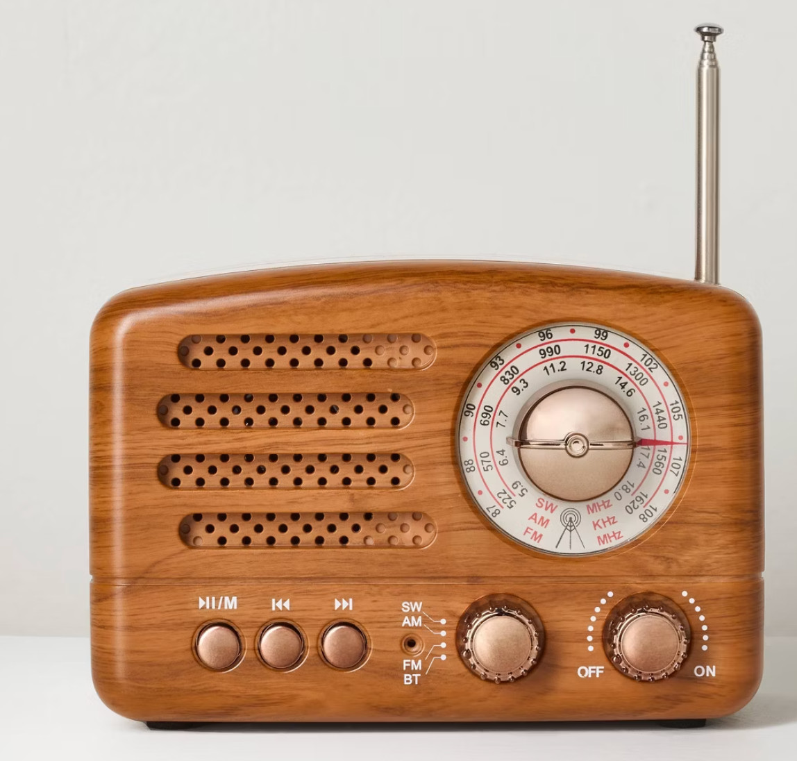 Small Wood Bluetooth Radio - Hearth & Hand™ with Magnolia tiktok viral Small Wood Bluetooth Radio - Hearth & Hand™ with Magnolia tiktok viral