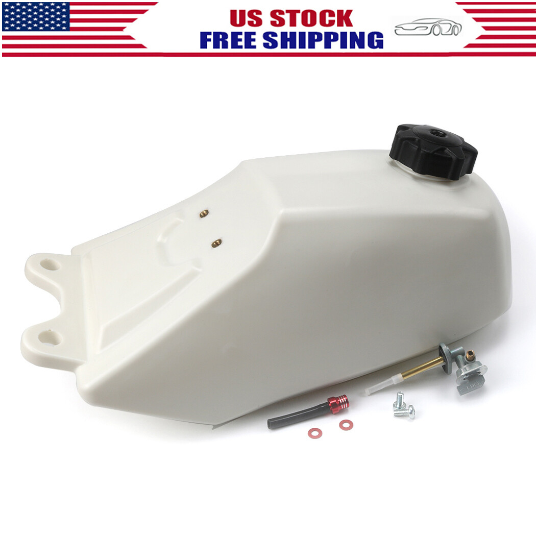 Fits 1985-1988 Yamaha Big Wheel 200 BW 200 Gas Fuel Tank White & Gas Cap