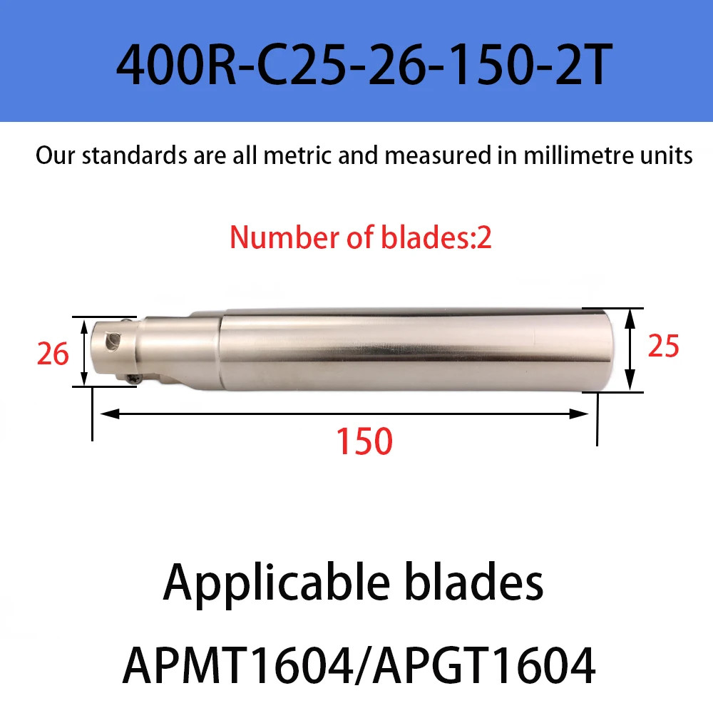 BAP400R EAP400R APMT1604 Milling Holder Cutterhead Shoulder Right Angle End Mill