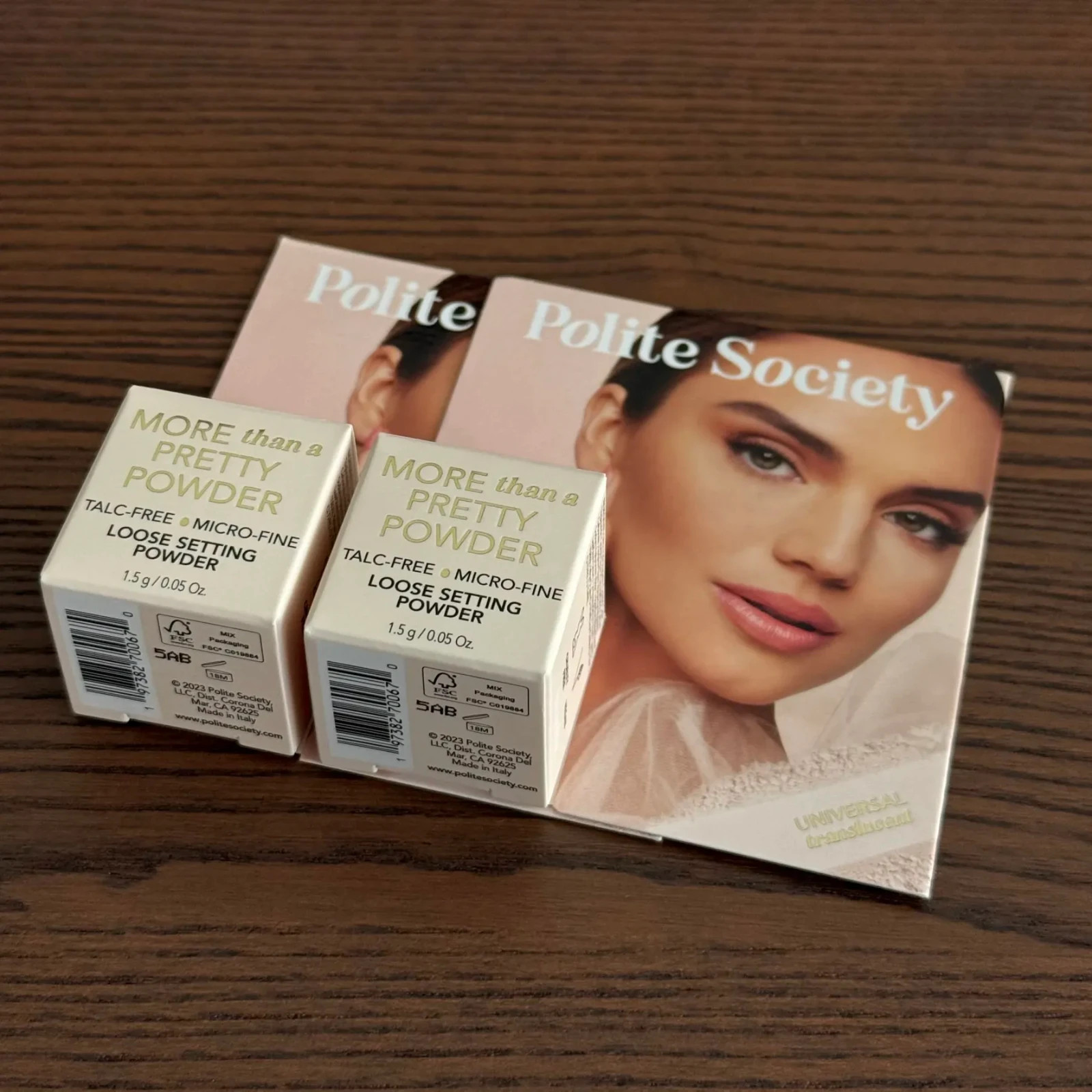 x2 Polite Society - More Than A Pretty Powder, Loose Setting Powder, 0.05 oz x2 Polite Society - More Than A Pretty Powder, Loose Setting Powder, 0.05 oz