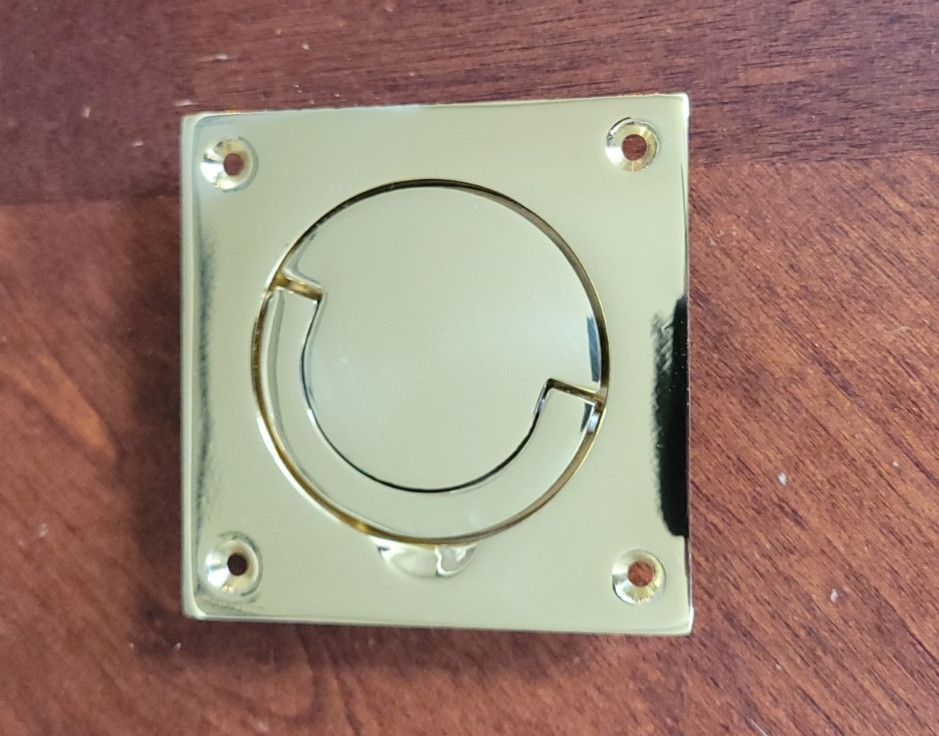 Baldwin 0397003 - Pocket Door Hardware Components  BRASS