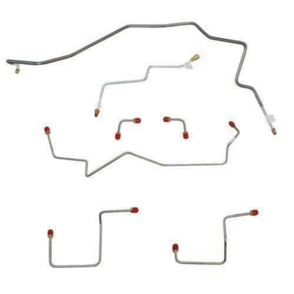 Front Brake Line Kit for 2000-04 Chevy S10 2WD TKT9711OM Steel