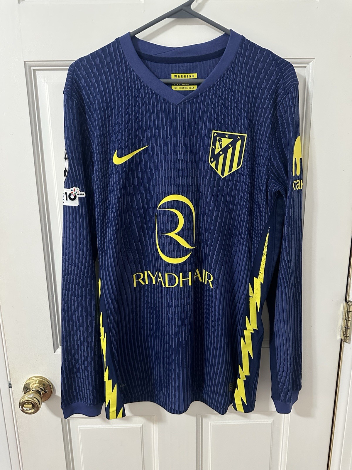 Nike Atletico Madrid 2025 Away Antoine Griezmann Long Sleeve Player Issue Large