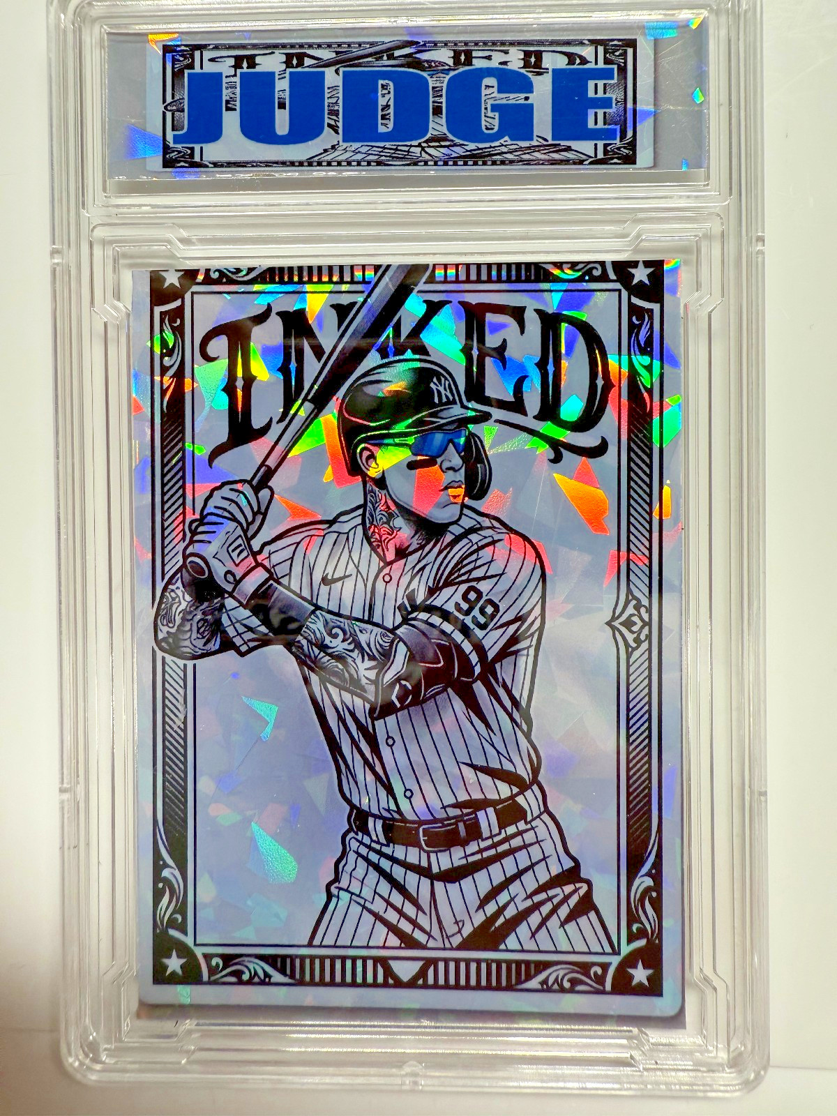 2026 New York Aaron Judge  Inked Ice Refractor MLB Baseball  zx2 rc