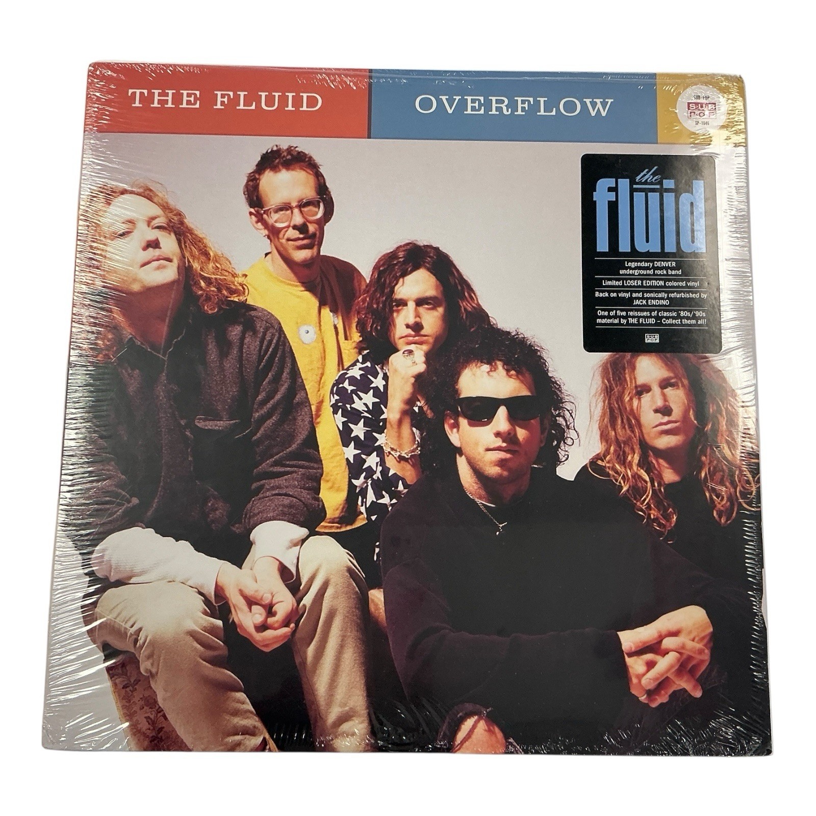 The Fluid – Overflow LP Orange Vinyl 2024 Remastered Ltd Sub Pop Grunge Garage