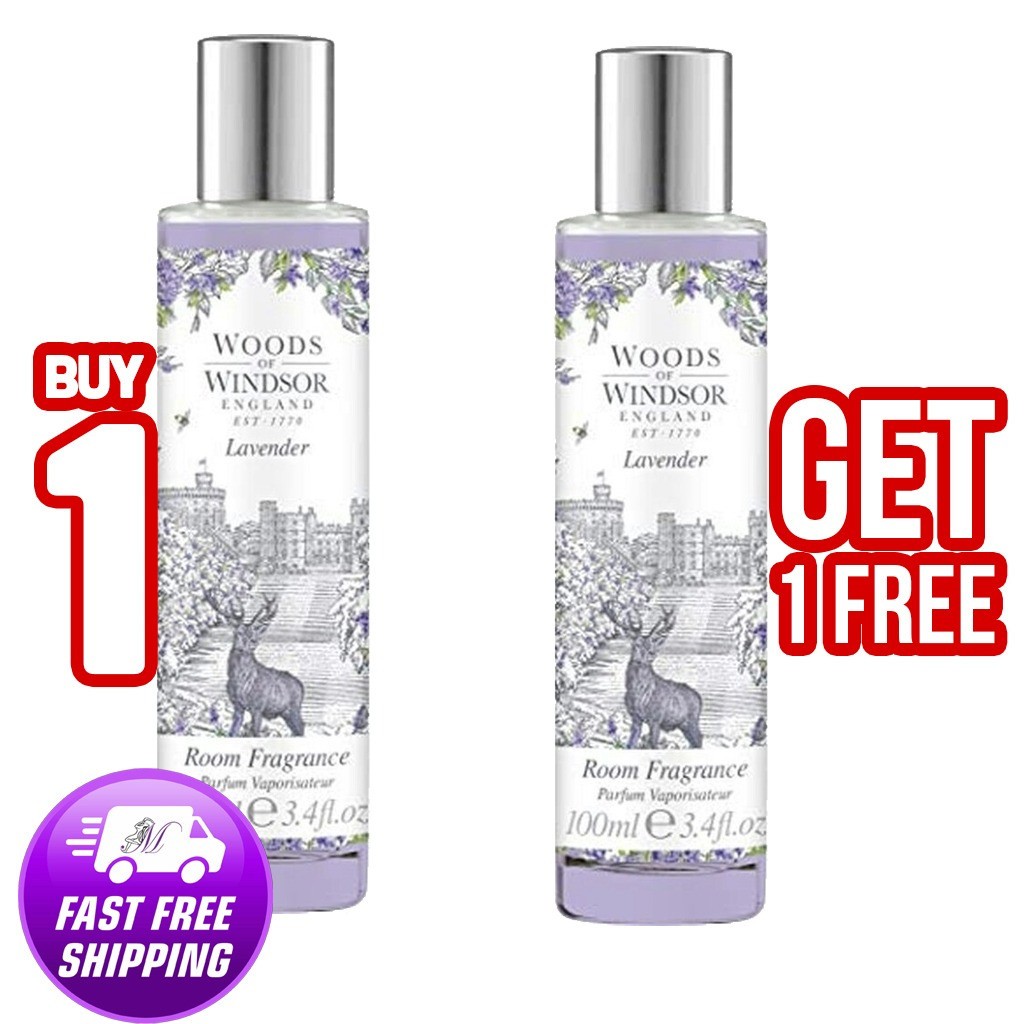 Woods of Windsor Lavender 3.4oz /100 ml Room Fragrance Lot of 2, Free Shpping