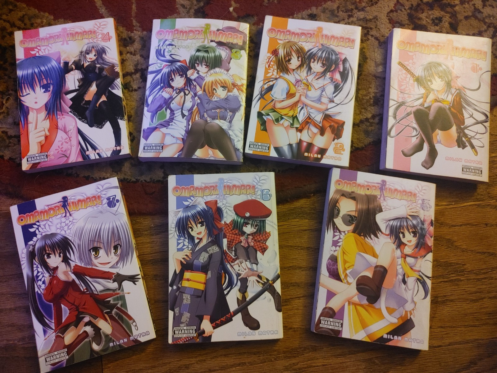 Omamori Himari Manga Set Volumes 1-7 English Edition Complete Series Omamori Himari Manga Set Volumes 1-7 English Edition Complete Series