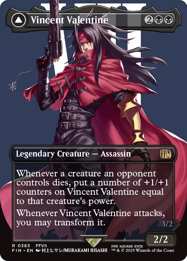 x1 Vincent Valentine // Galian Beast FIN MTG 383 BORDERLESS RARE M/NM 1x x1 Vincent Valentine // Galian Beast FIN MTG 383 BORDERLESS RARE M/NM 1x