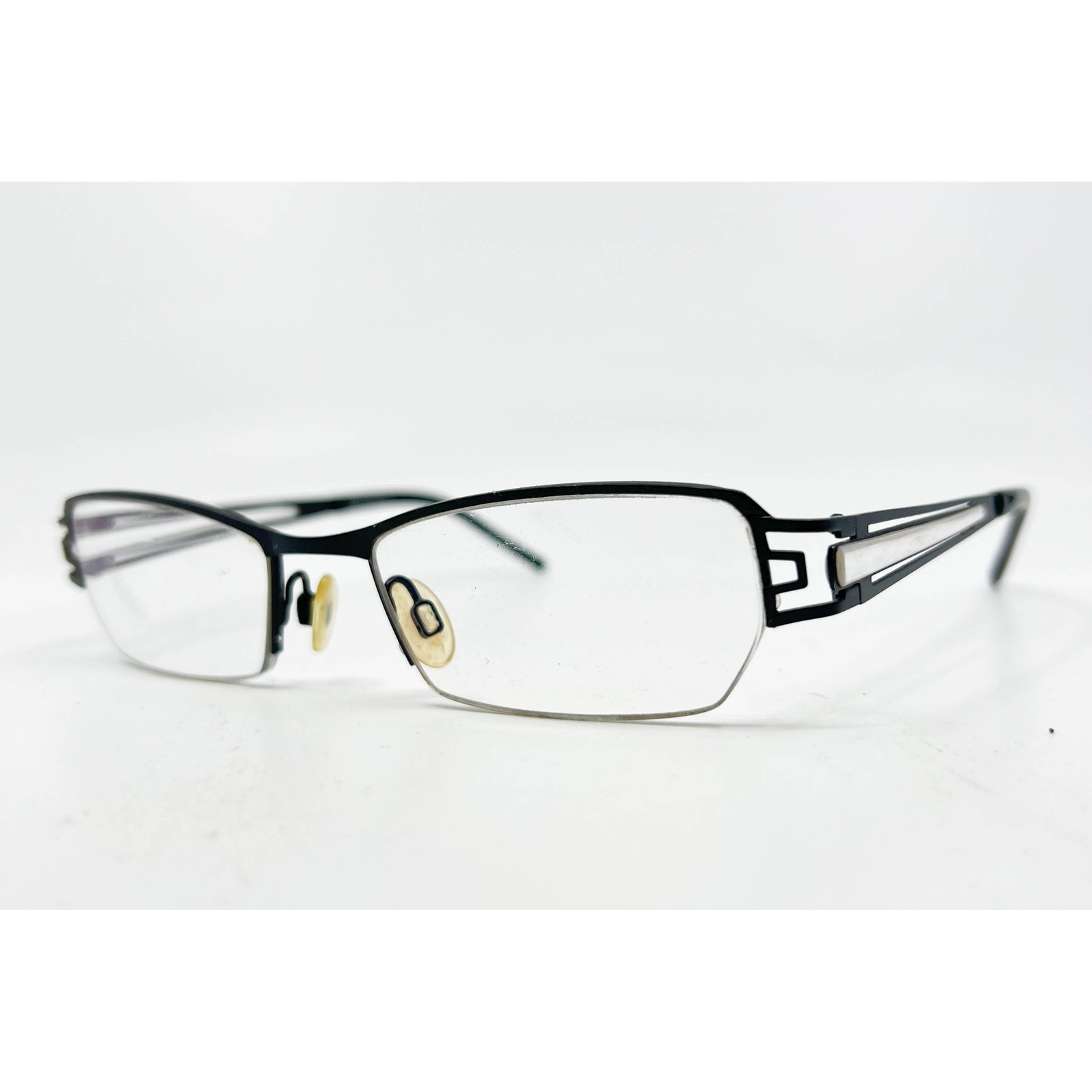 Humphrey's Eyeglass Frames Womens Black  Semi Rimless 50-18-135 582094