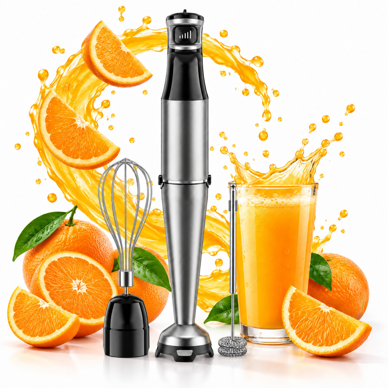Commercial Immersion Blender Duty Hand Mixer 1100W Variable Speed