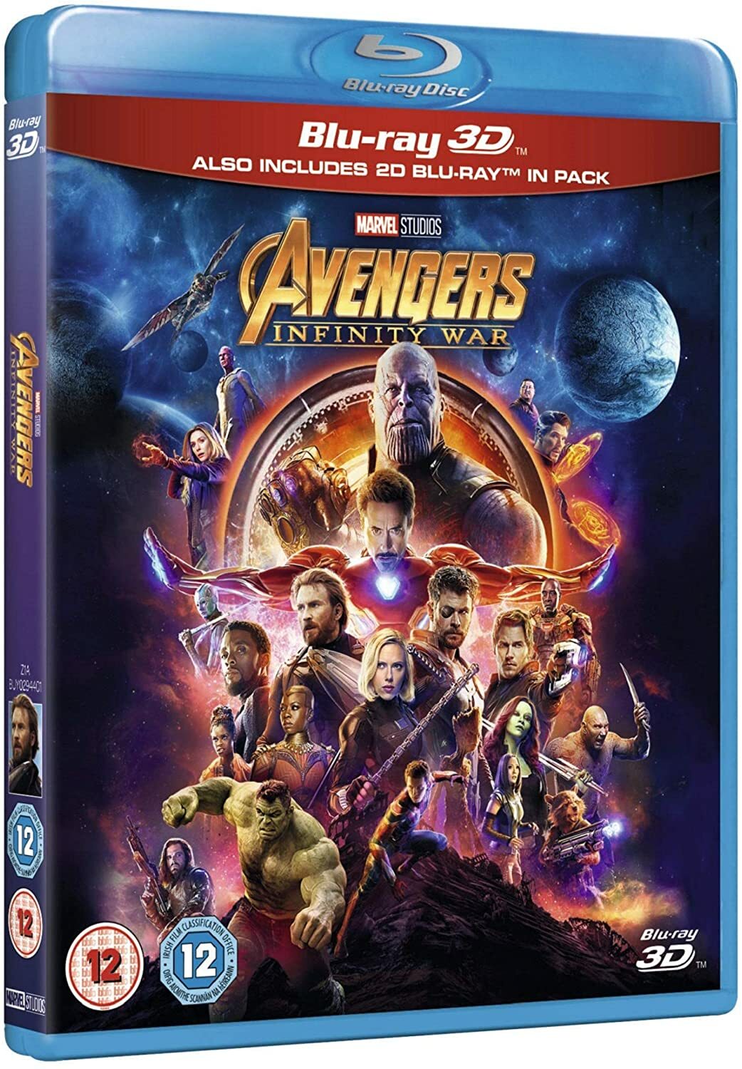 Avengers INFINITY WAR (2018) 3D + 2D Blu-Ray BRAND NEW