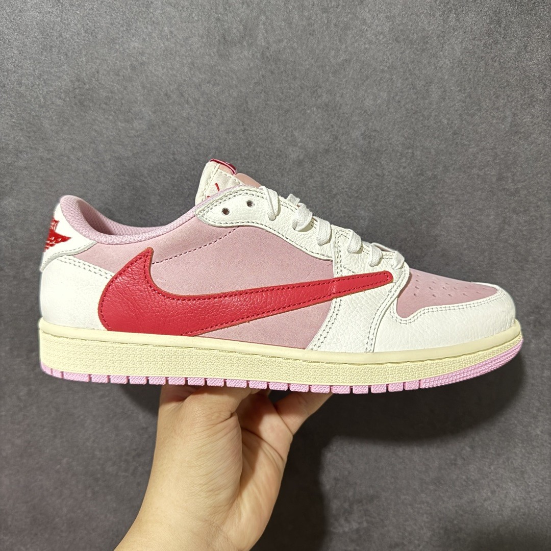 Nk AJ 1 OG Low SP x Travis Scott Tropical Pink IQ7604-101
