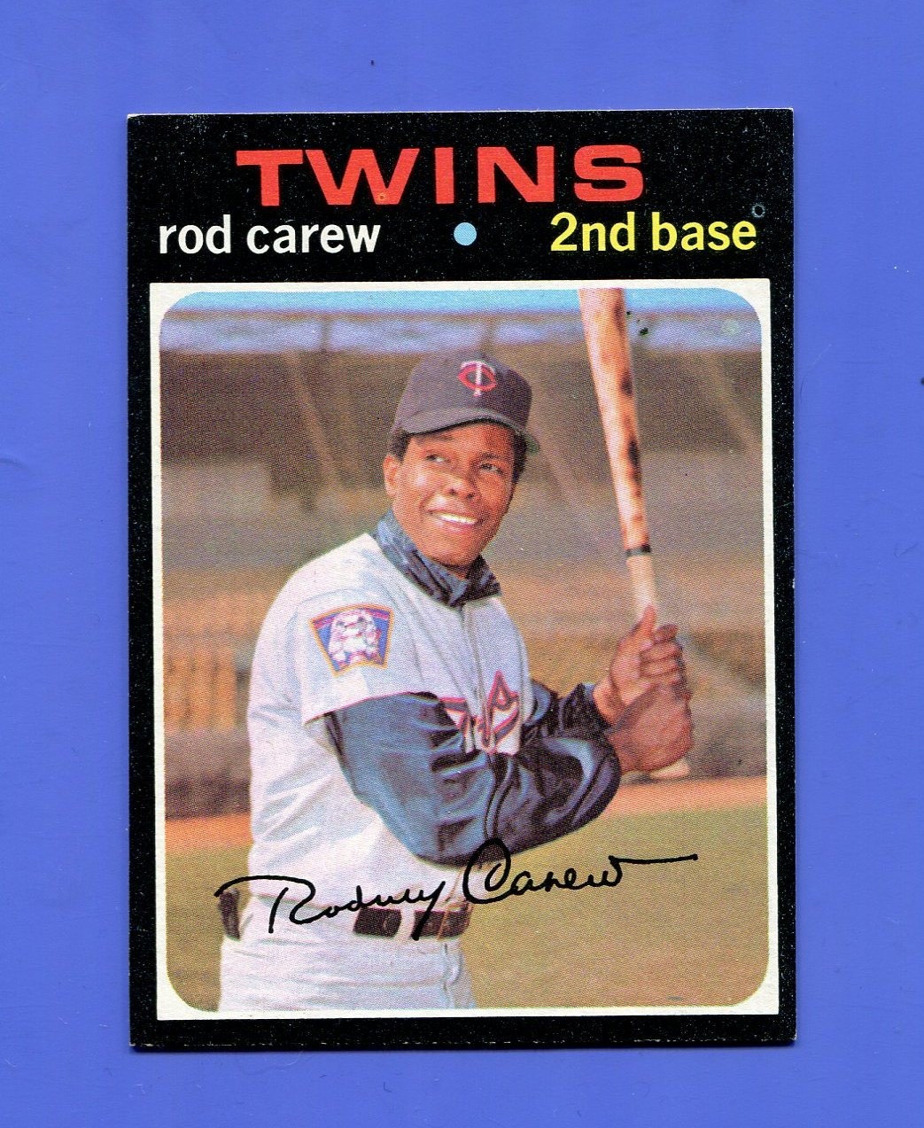 ROD CAREW *HOF* #210 1971 Topps Minnesota TWINS -beautiful card, clean edges- NM ROD CAREW *HOF* #210 1971 Topps Minnesota TWINS -beautiful card, clean edges- NM