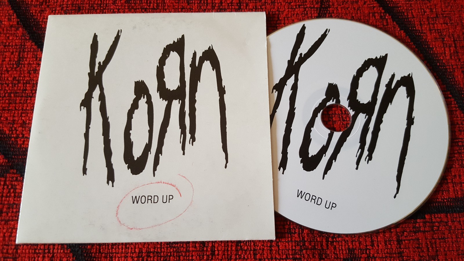KORN  ** Word Up ** VERY RARE 2004 Cardsleeve PROMO CD SINGLE