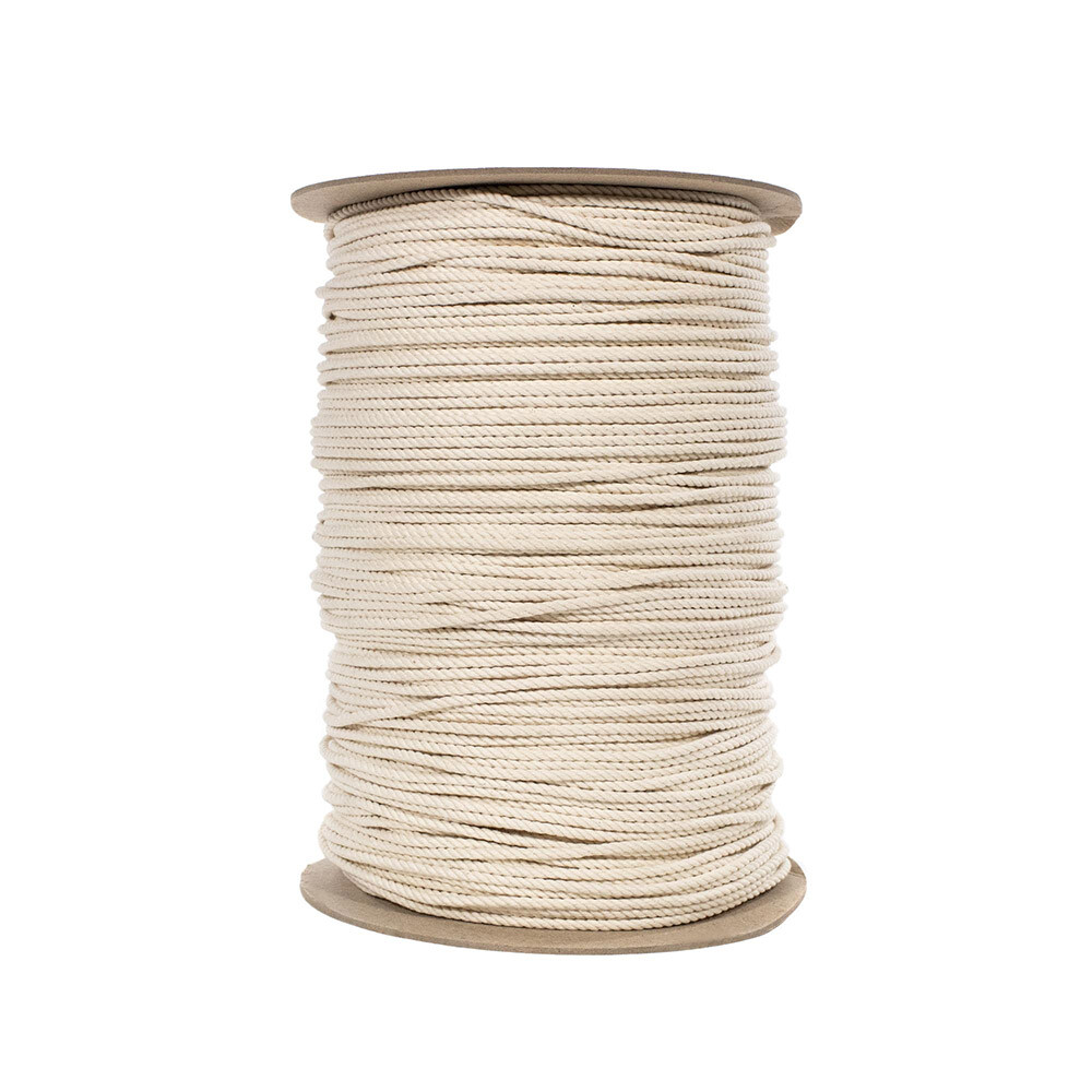 GOLBERG Premium 100% Natural Twisted Cotton Rope - Choose from Many Sizes