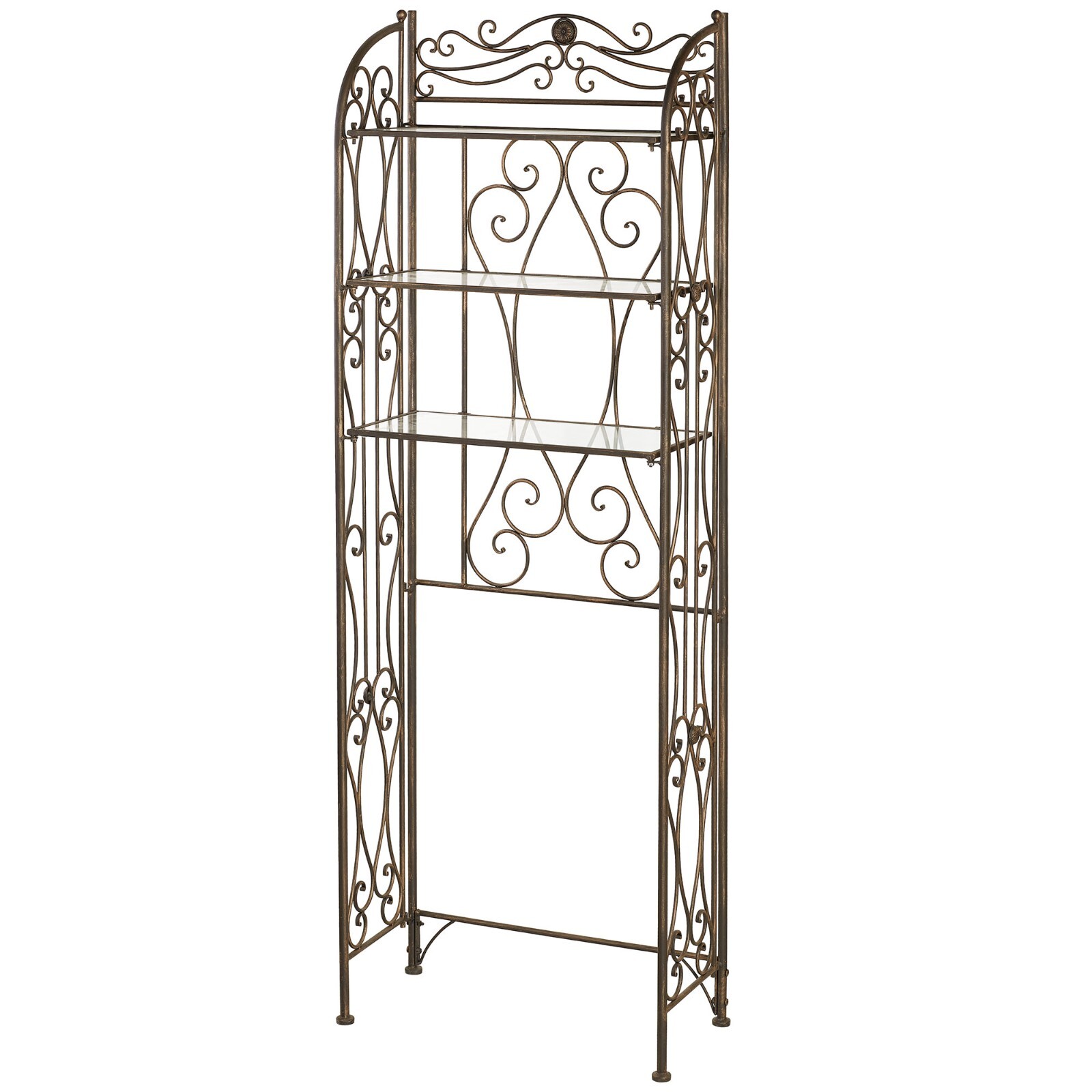 Kadalynn Bathroom Space Saver Antique Bronze - Metal - 62 Inches High