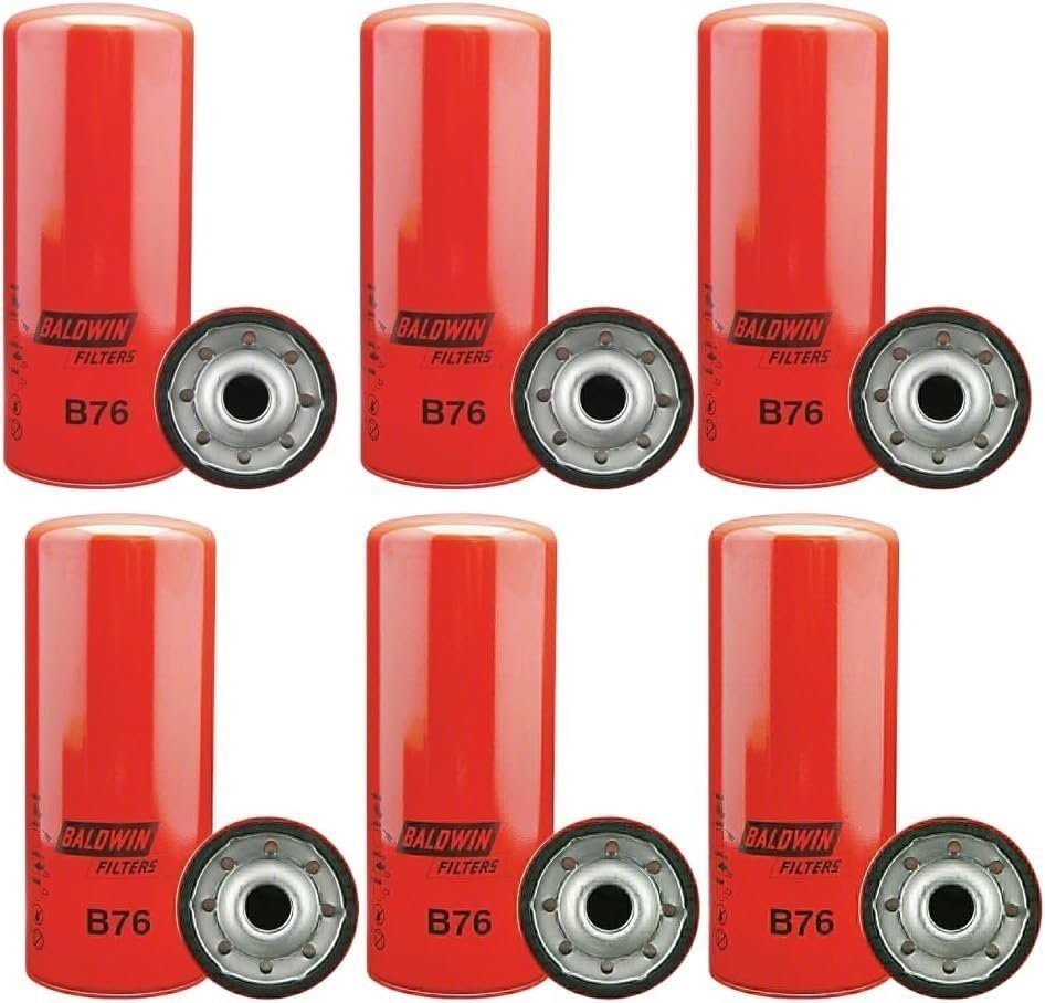 B76 Baldwin Lube Filter Compatible for Volvo 21707133, LF667 (Pack Of 6) B76 Baldwin Lube Filter Compatible for Volvo 21707133, LF667 (Pack Of 6)