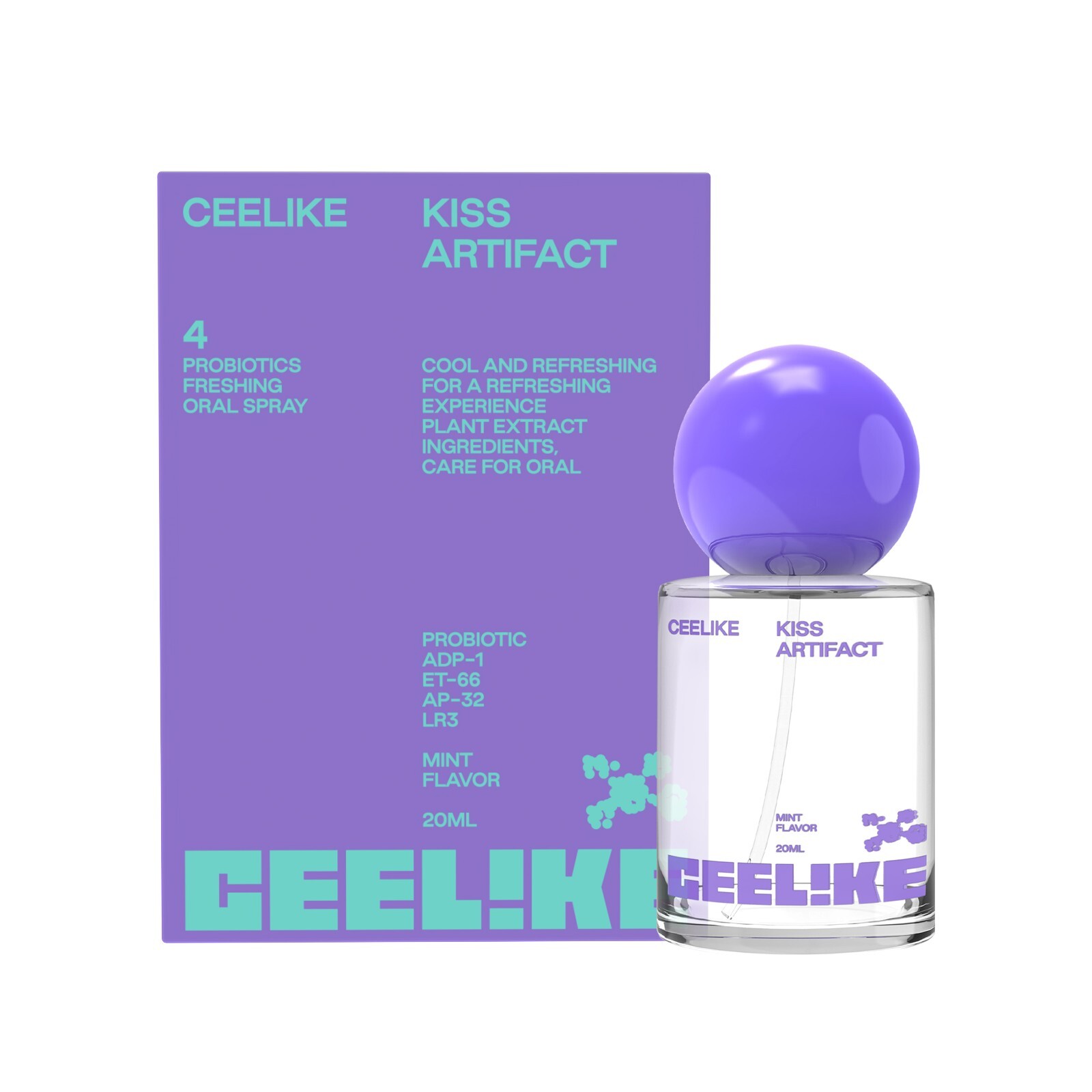 CEELIKE Probiotic Mouth Spray - Fresh Breath & Oral Health Formula - 20ml