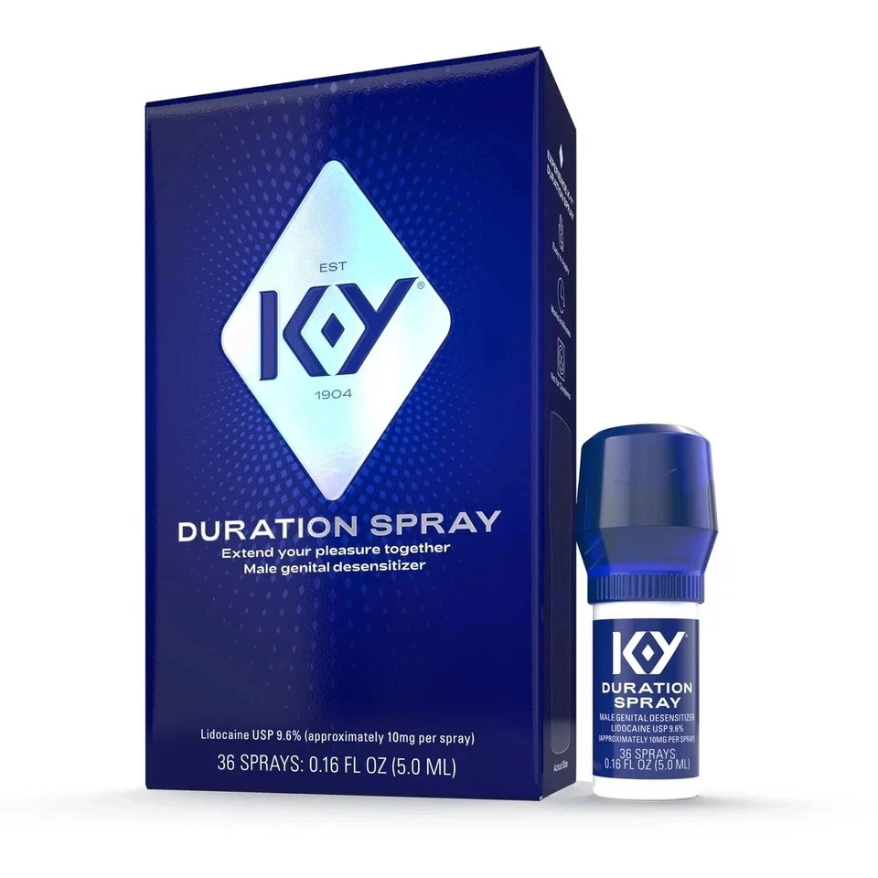 K-Y Duration Spray for Men, Male Genital 0.16 Fl Oz (Pack of 1), BLUE New K-Y Duration Spray for Men, Male Genital 0.16 Fl Oz (Pack of 1), BLUE New