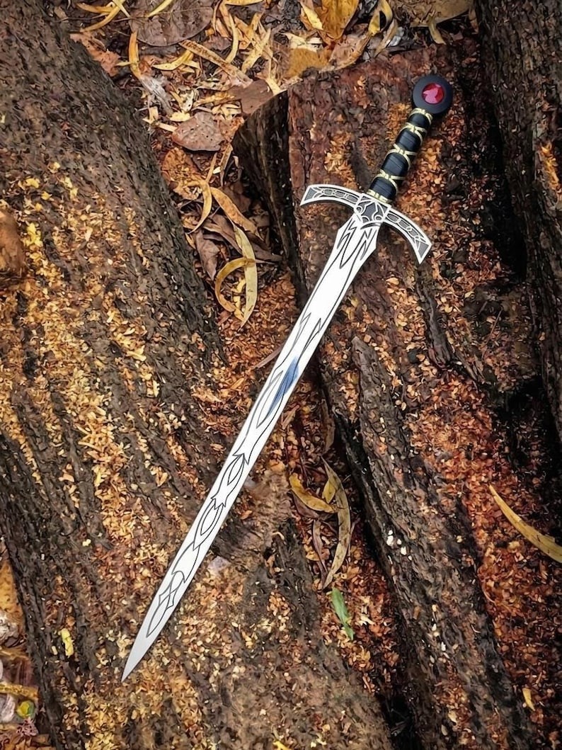 Medieval Arming Long Sword 1065 Steel Full Tang Battle Ready w/ Leather Scabbard