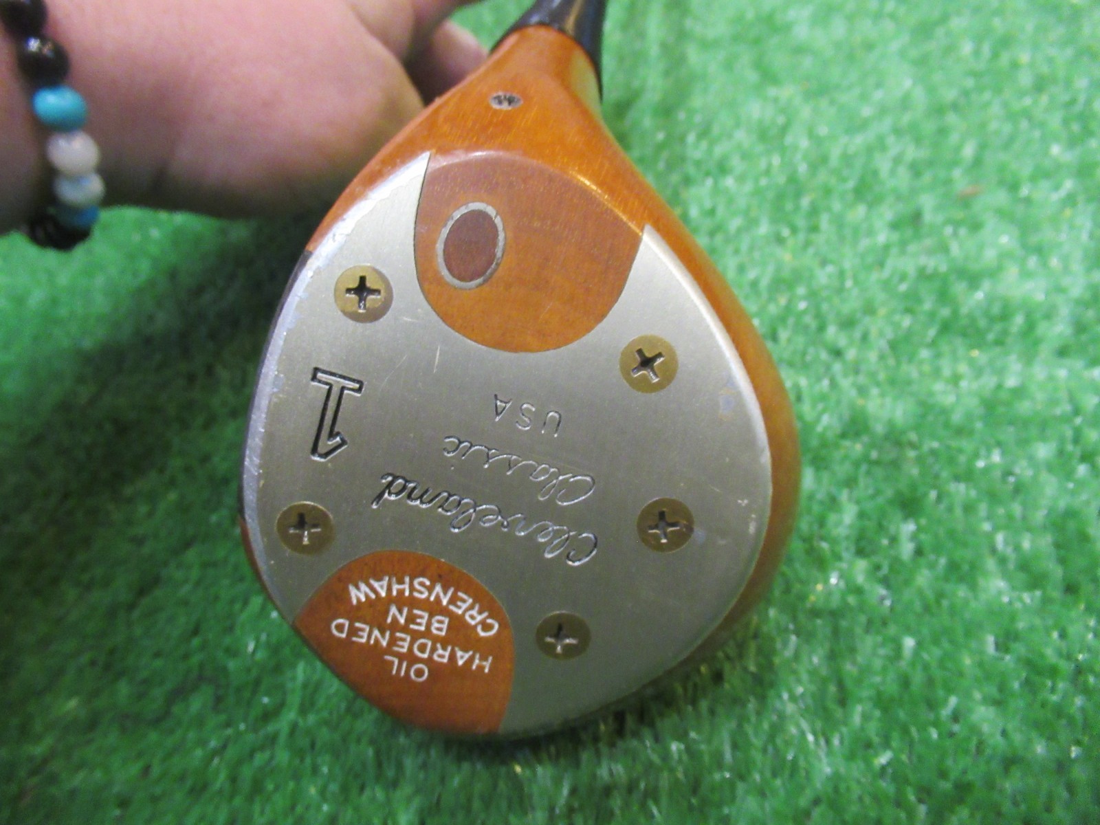 CLEVELAND CLASSICS OIL HARDENED BEN CRENSHAW DRIVER GOLF CLUB STIFF STEEL RH