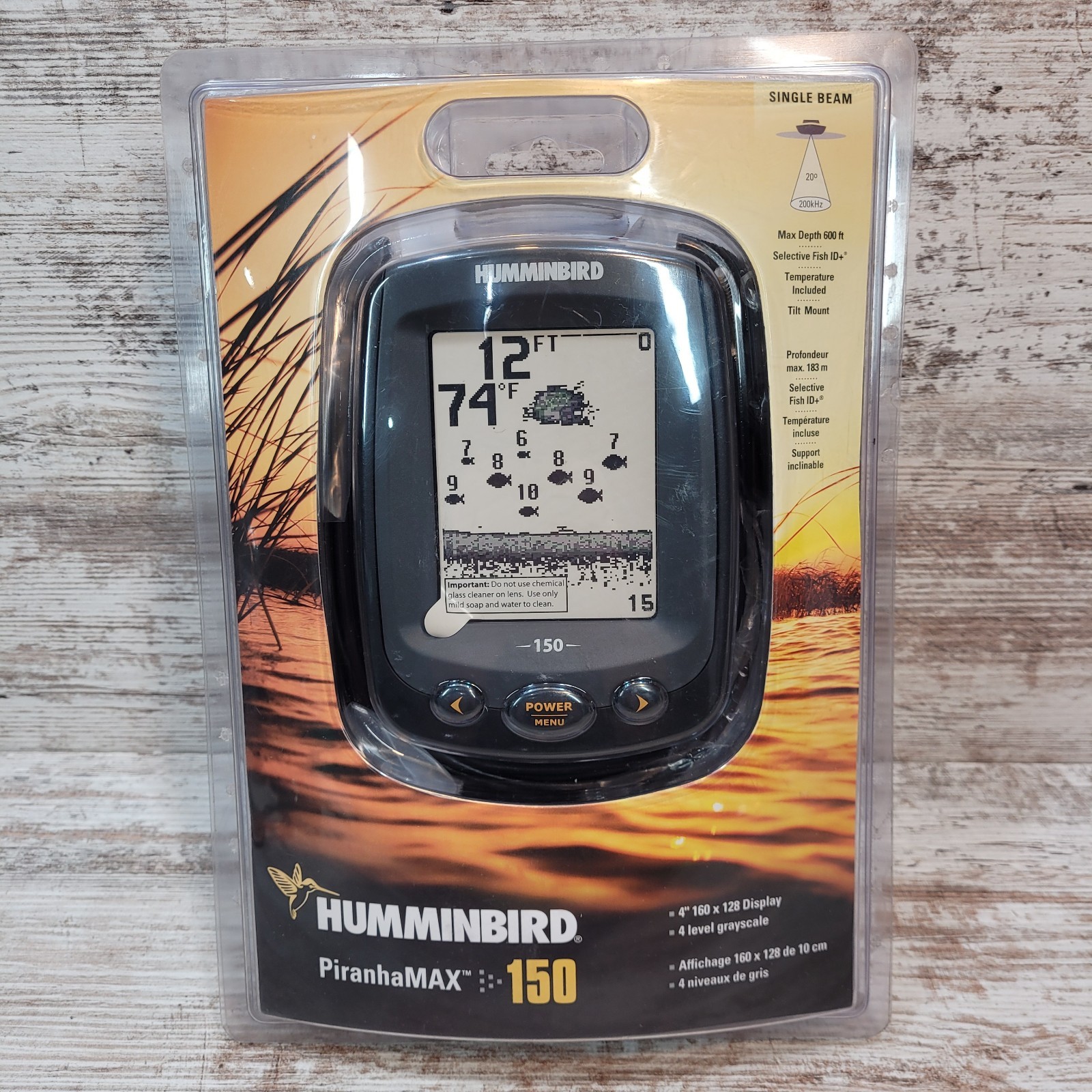 Hummingbird Piranhamax 150 Single Beam Selective Fish ID