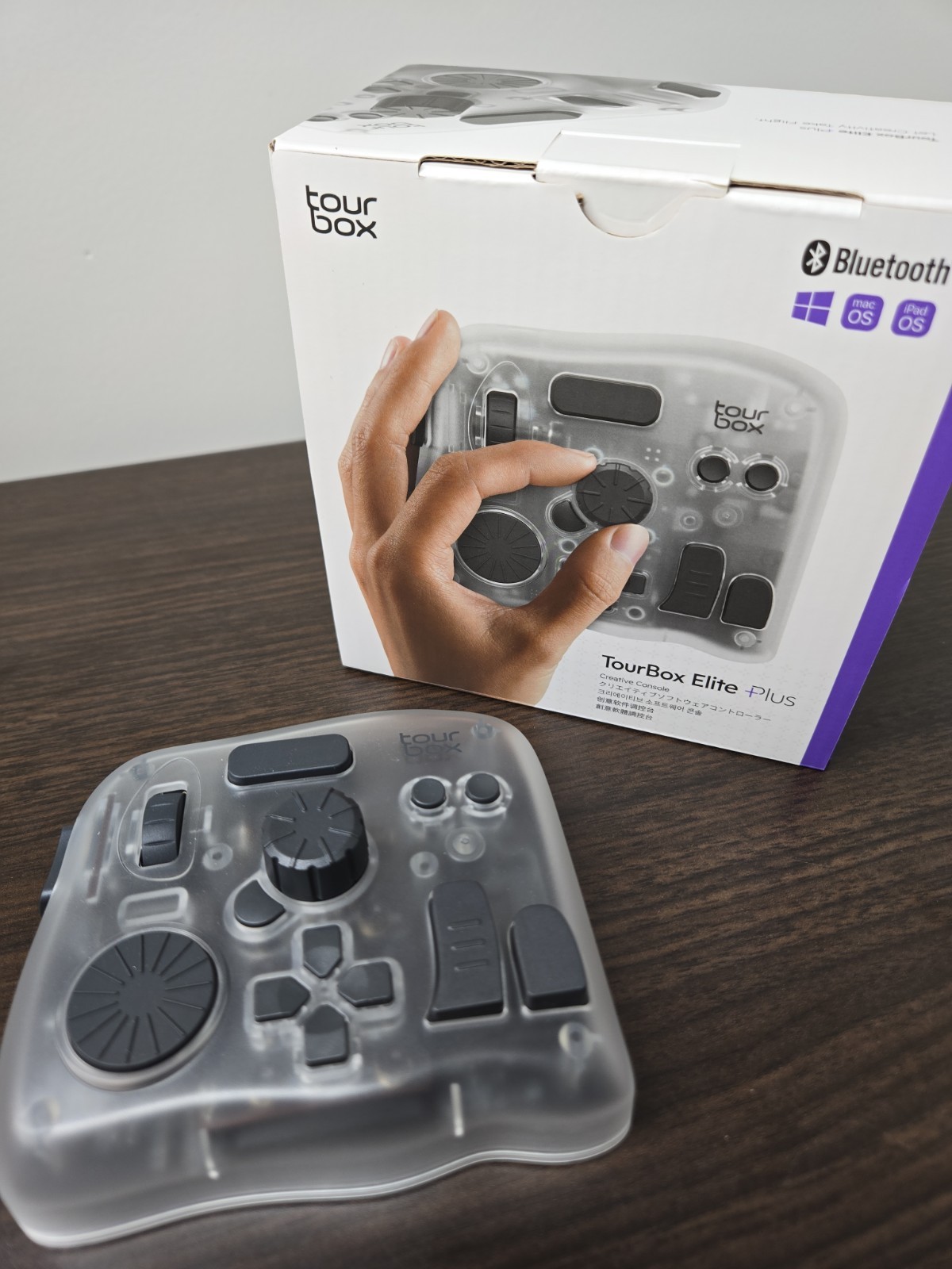 New TourBox Elite Plus iPad Drawing Bluetooth Controller New TourBox Elite Plus iPad Drawing Bluetooth Controller