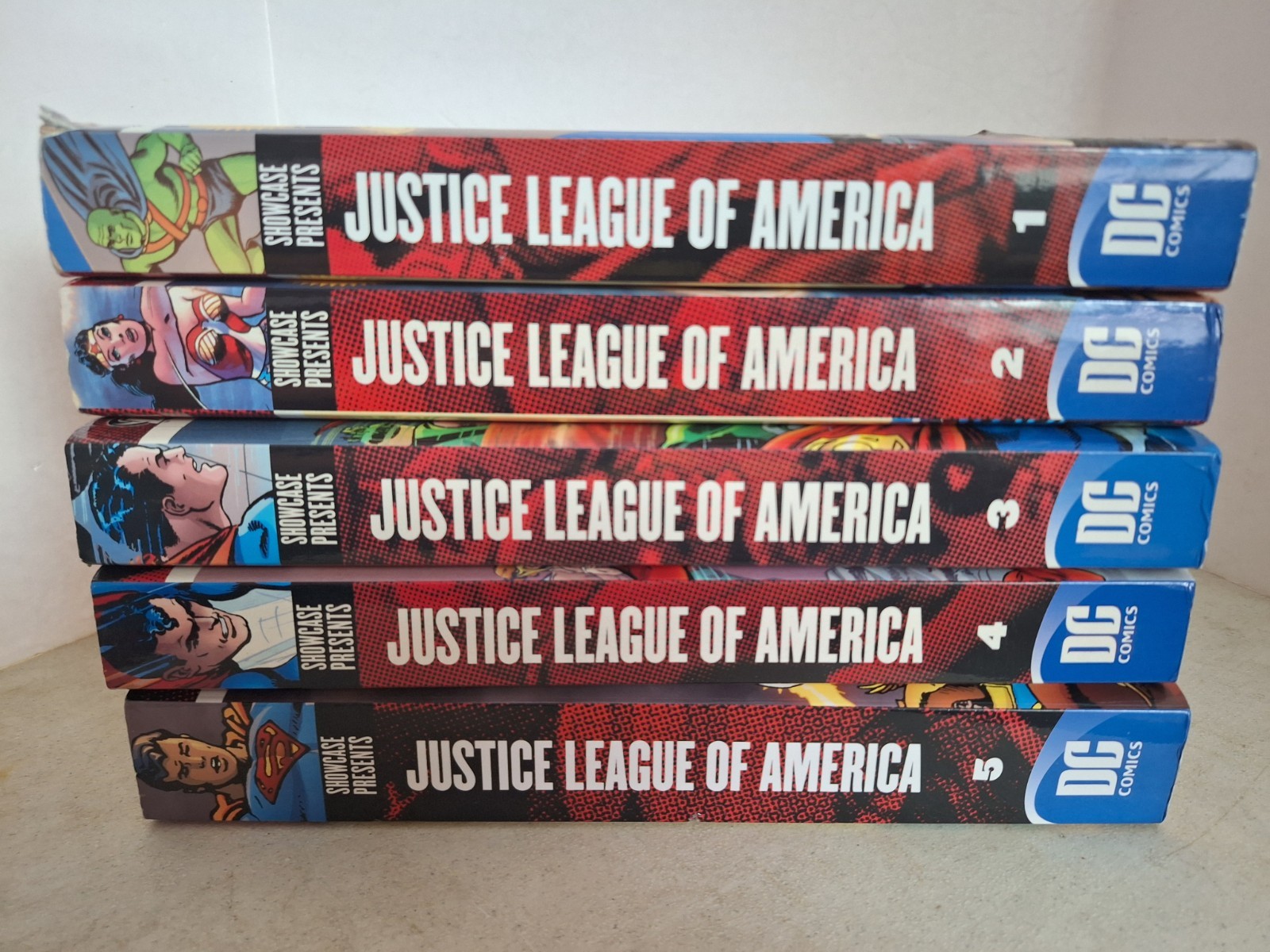 Showcase Presents Justice League of America Set #1-5 DC Comics Showcase Presents Justice League of America Set #1-5 DC Comics
