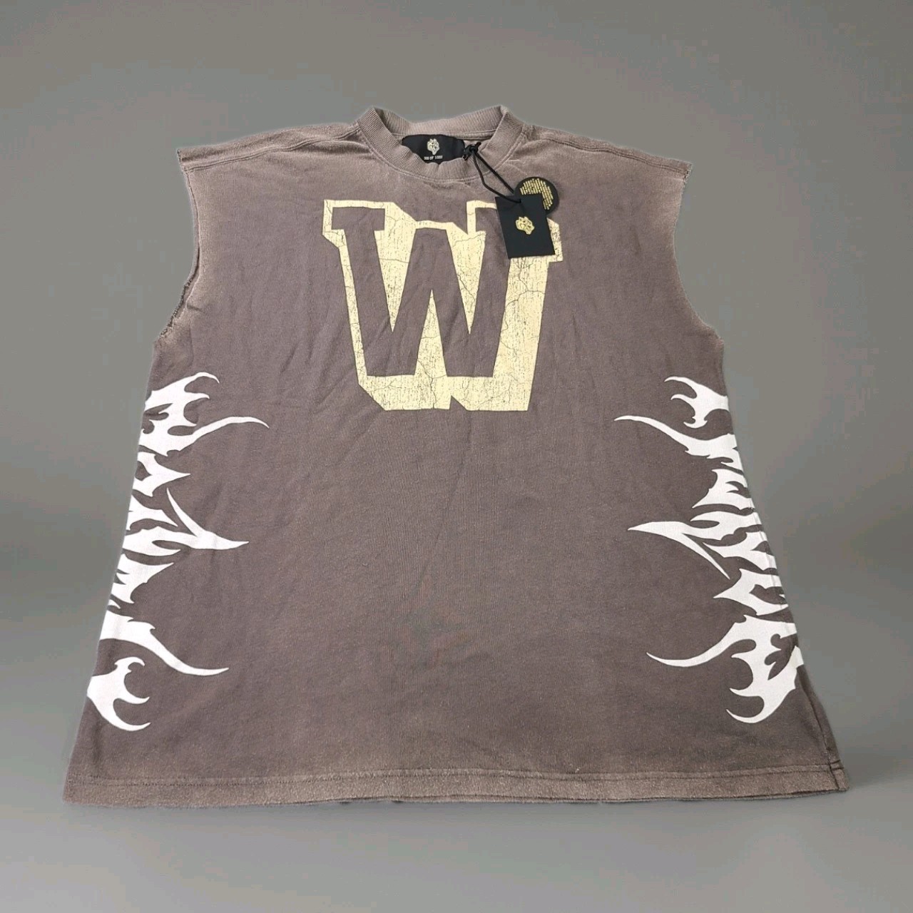 Darc Sport Stick Together F Cancer Muscle Tee Large Wolf Gray NWT 368/1000