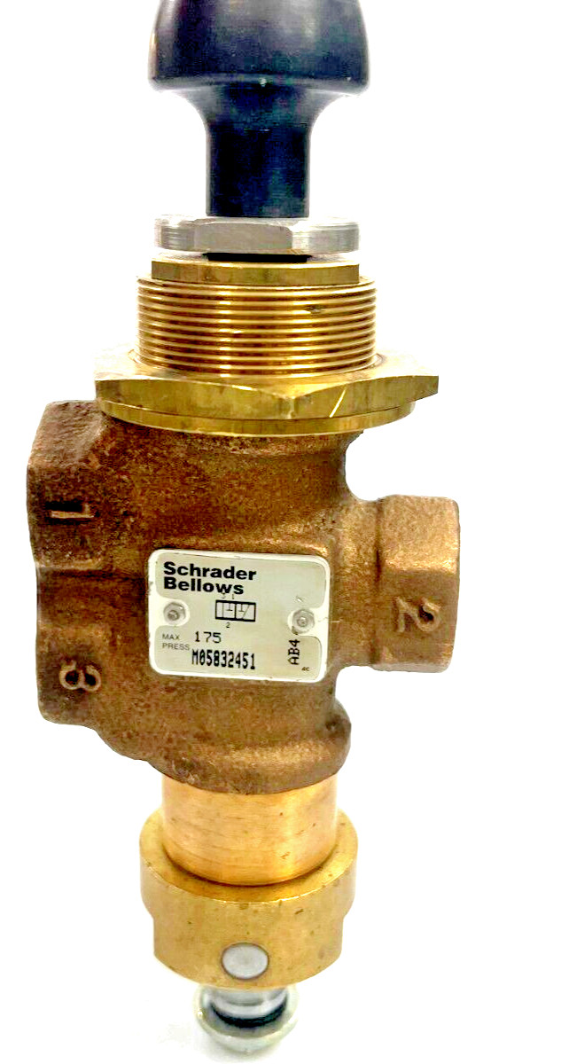 Schrader Bellows M05832451 3/2-Way 3/8\ Schrader Bellows M05832451 3/2-Way 3/8\