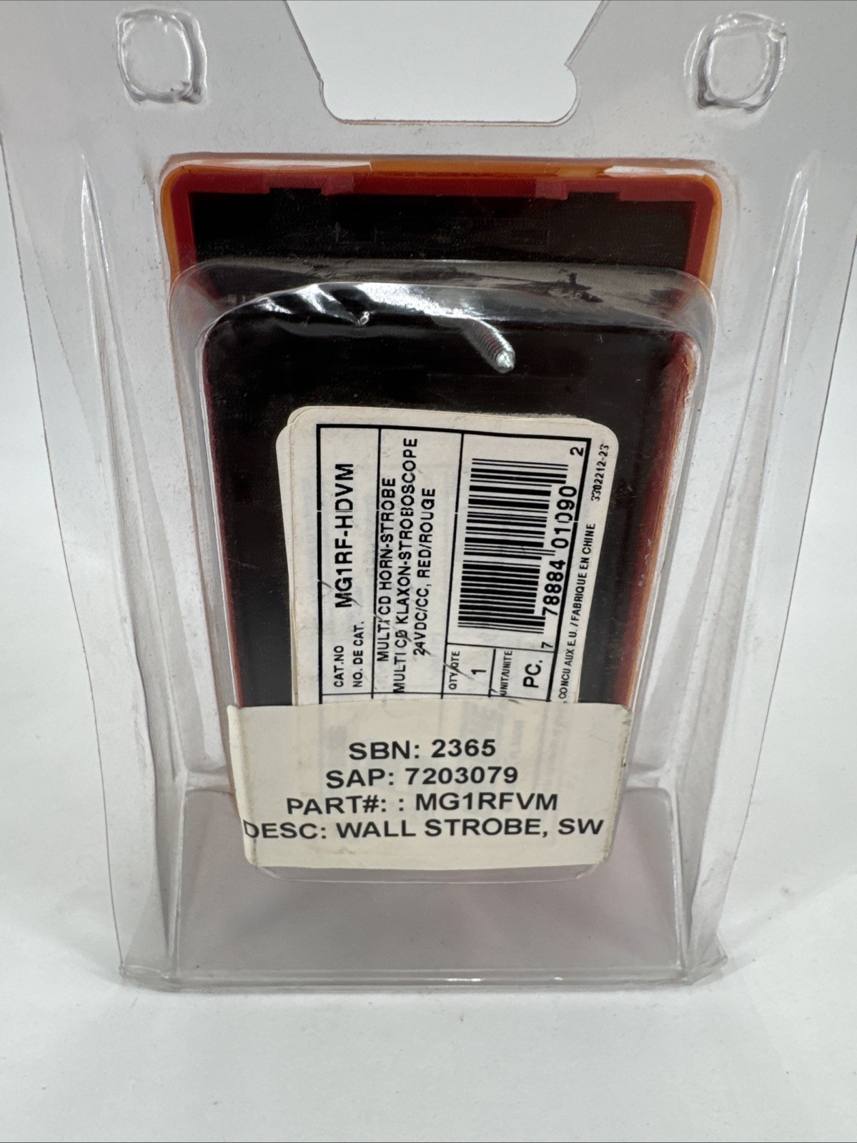 Genesis Mirtone MG1RF-RFVM Fire Alarm Strobe NEW, Fast Shipping.