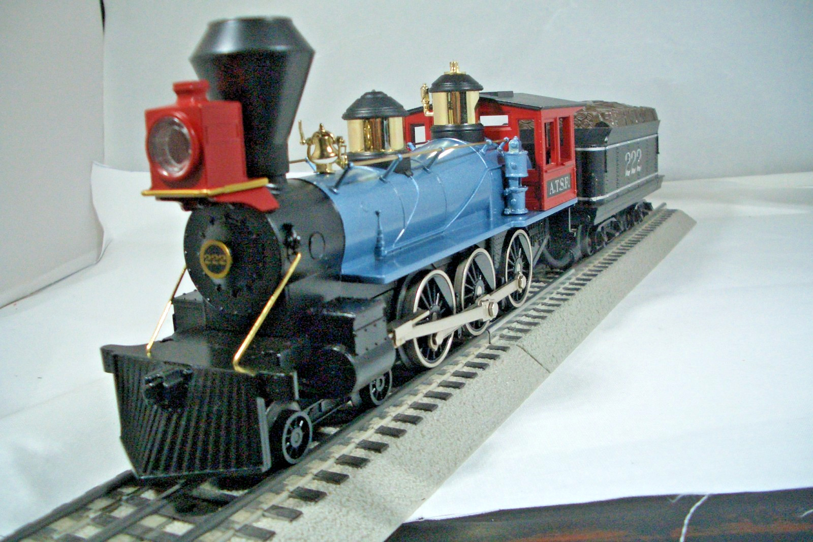 MTH Rail King O Gauge 4-6-0 Steamer AT&SF 30-4157-1E Proto Sound 2.0, NIB MTH Rail King O Gauge 4-6-0 Steamer AT&SF 30-4157-1E Proto Sound 2.0, NIB
