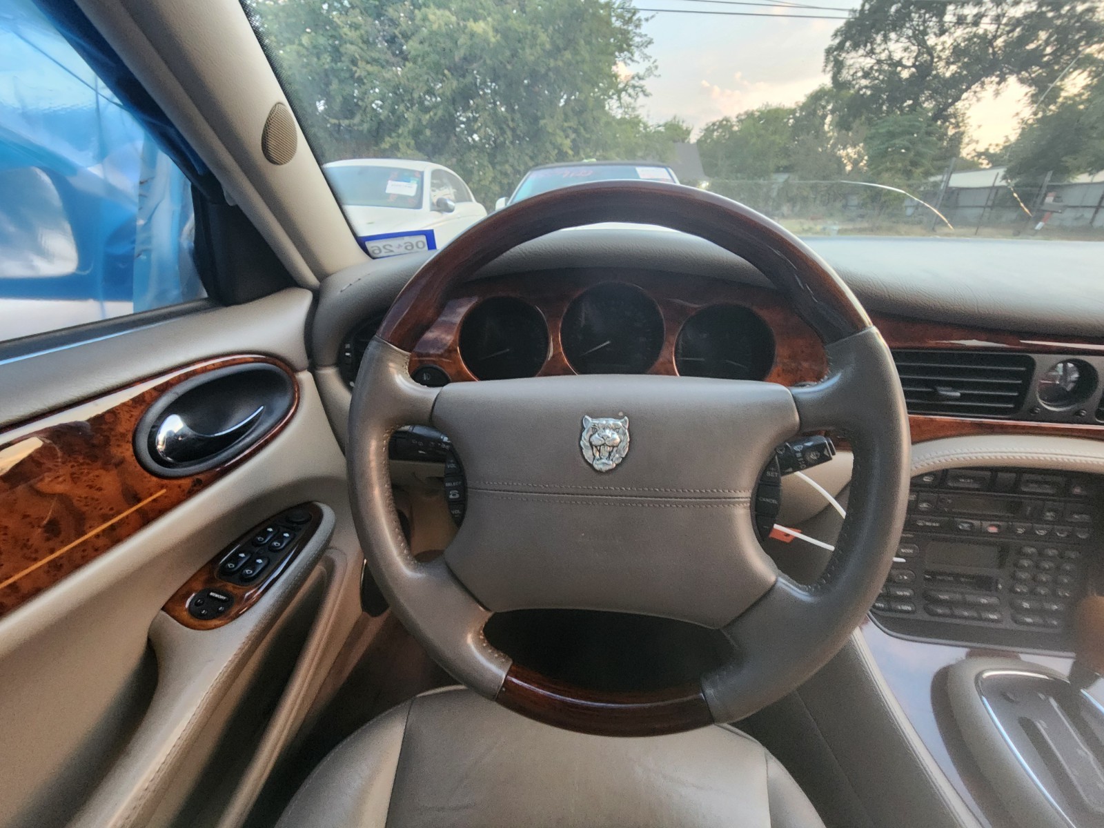 1998 1999 2000 01 2002 2003 JAGUAR XJ8 XK8 VANDEN PLAS DRIVER STEERING WHEEL