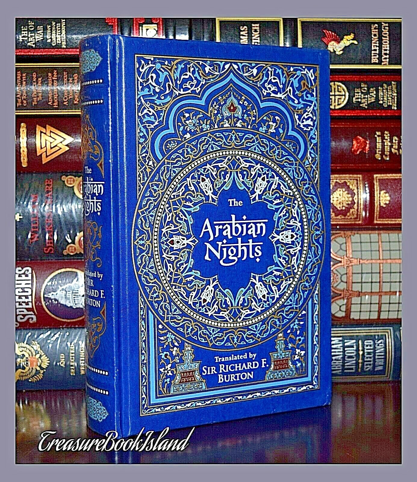 Arabian Nights by R. Burton Illustrated New Sealed Leather Bound Collectible 