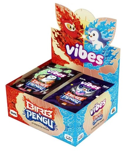 Vibes TCG Birb & Pengu  1st Edition Booster Box Pudgy Penguins Set 3
