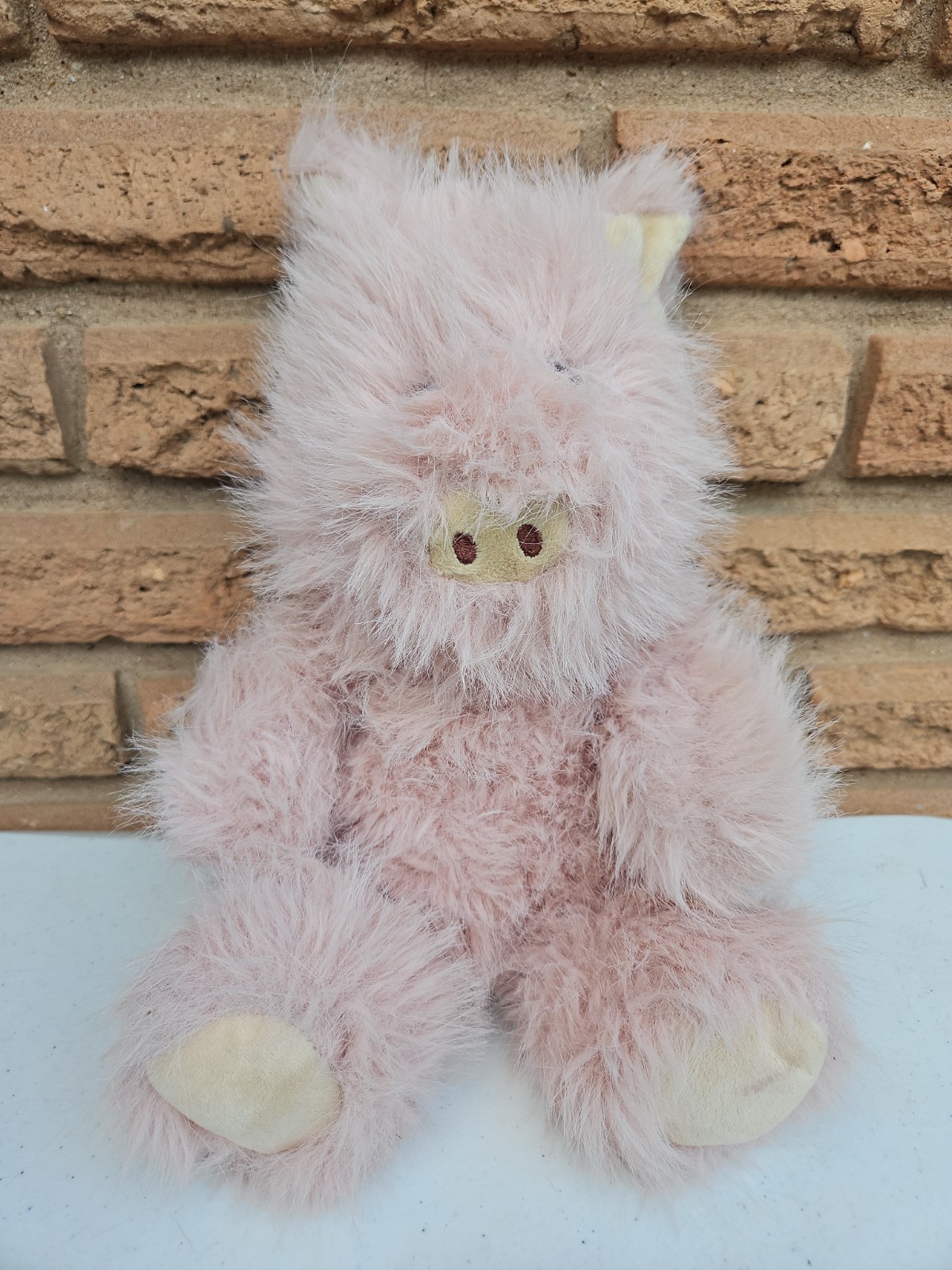 Walmart Shaggy Pig Plush Stuffed Animal Pink Piglet