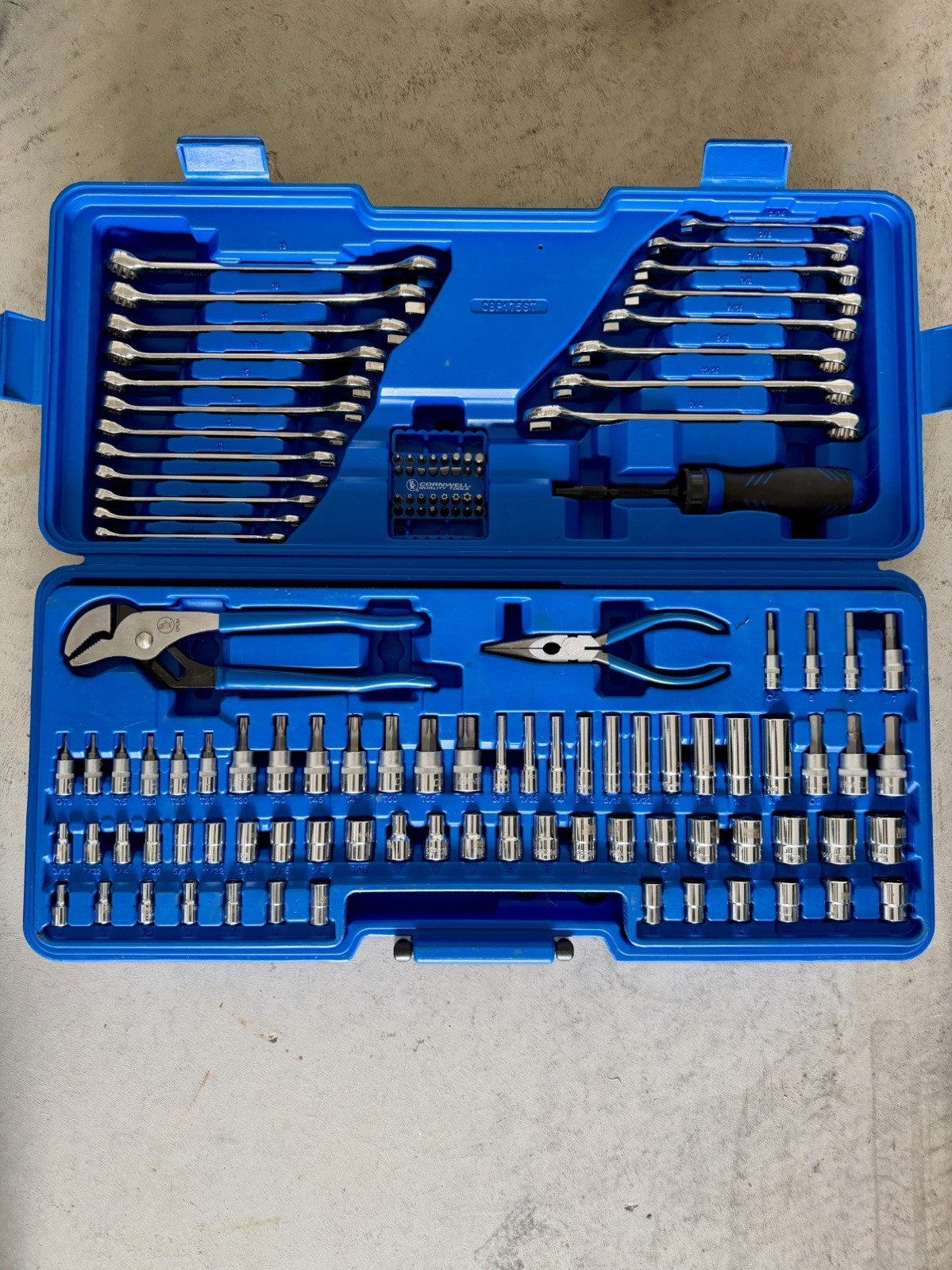 Cornwell Blue POWER CBP176ST - 179 Piece Master Set