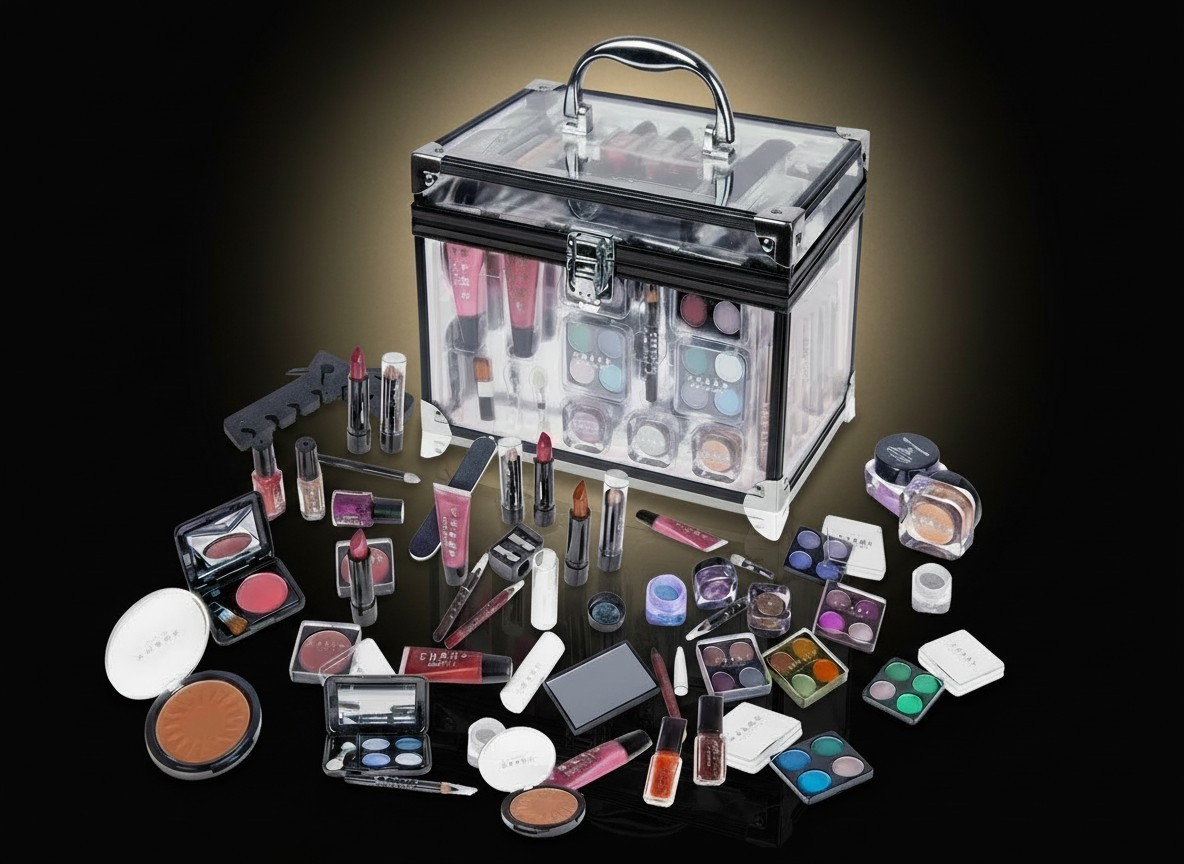 SHANY Carry All Beauty Case Makeup Kit – Full Cosmetics Set in Luxury Case NEW