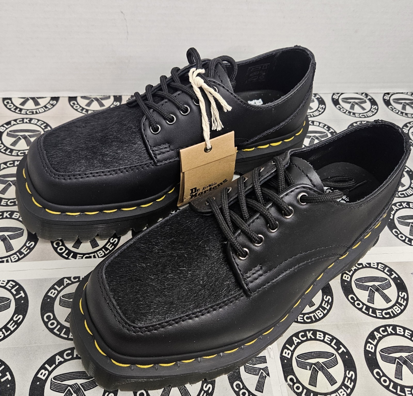 Dr. Doc Martens 5i Bex Squared PONY Black Lucido Hair Womens 5 Dr. Doc Martens 5i Bex Squared PONY Black Lucido Hair Womens 5