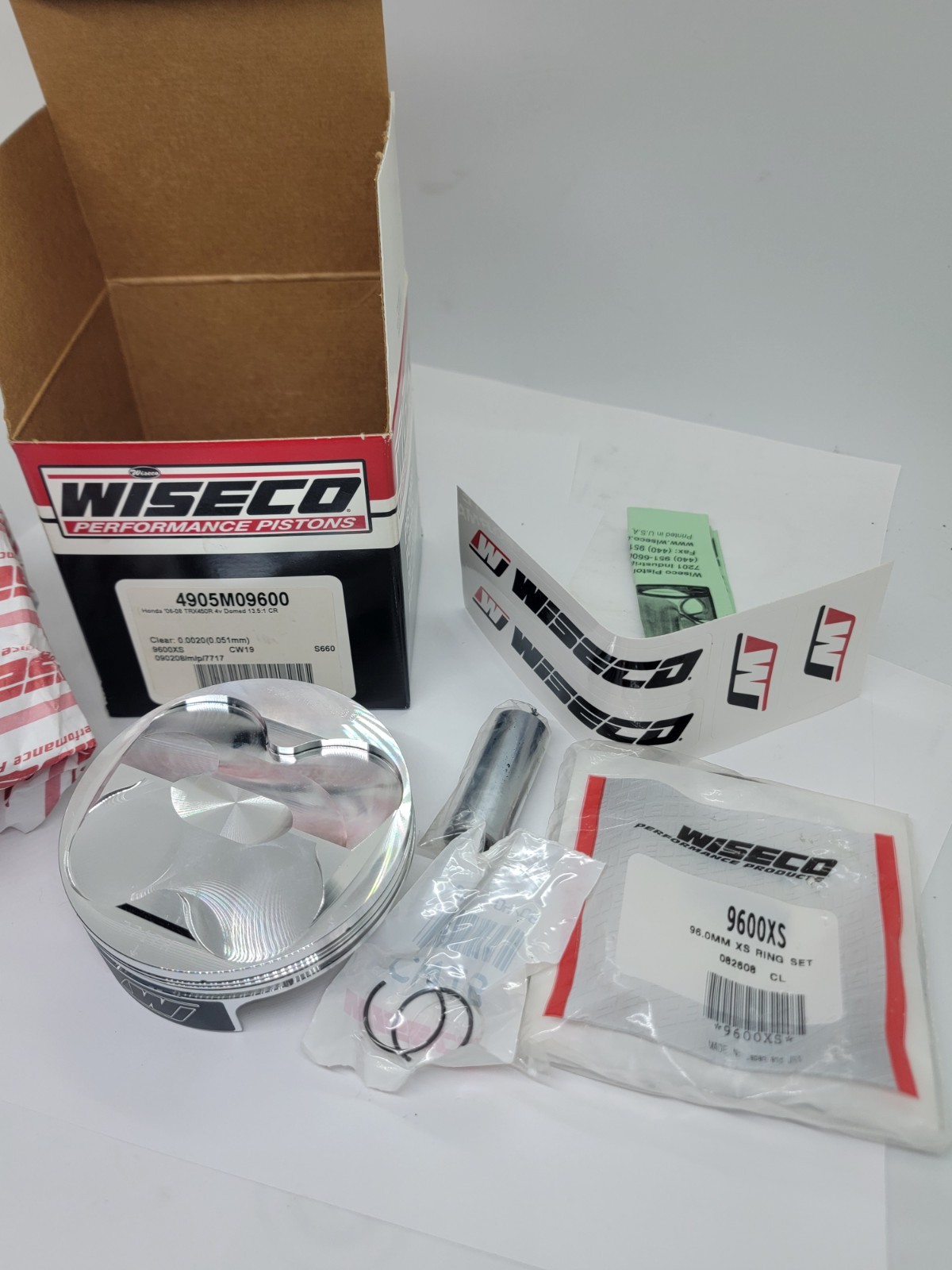Wiseco Forged Piston & Ring Kit Honda TRX450R TRX 450R 06-09(R) 06-14(ER) 13.5:1