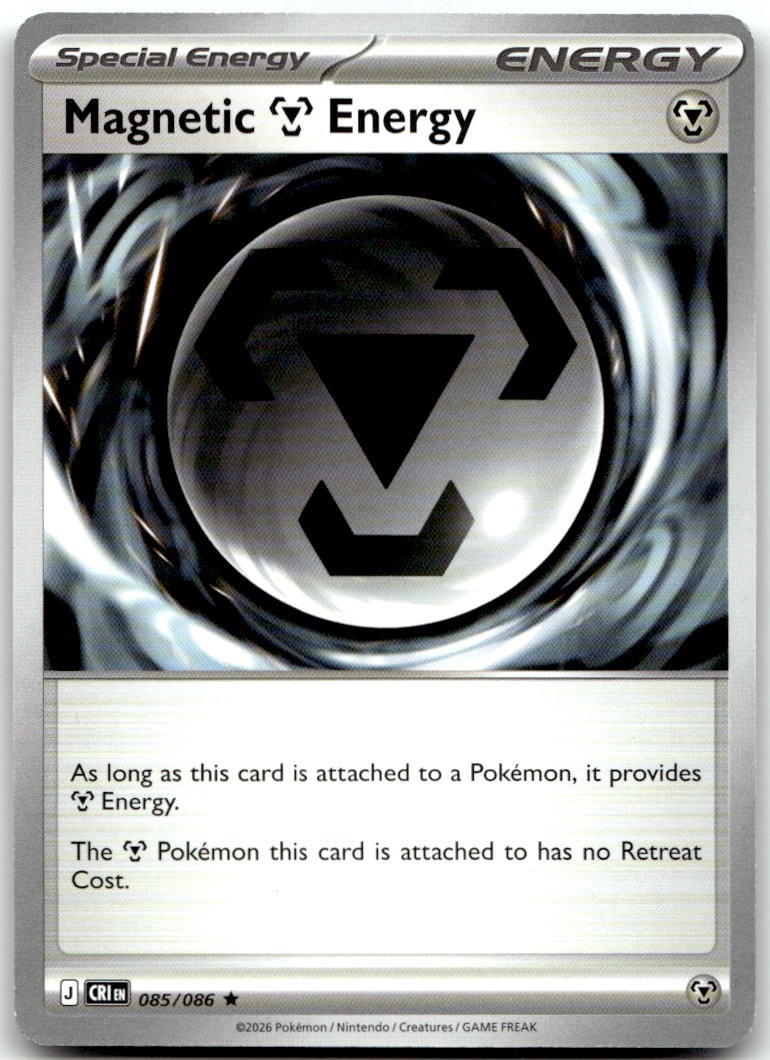 Magnetic M Energy (Non-Holo) 085/086 Rare Deck Exclusives Pokemon Near Mint