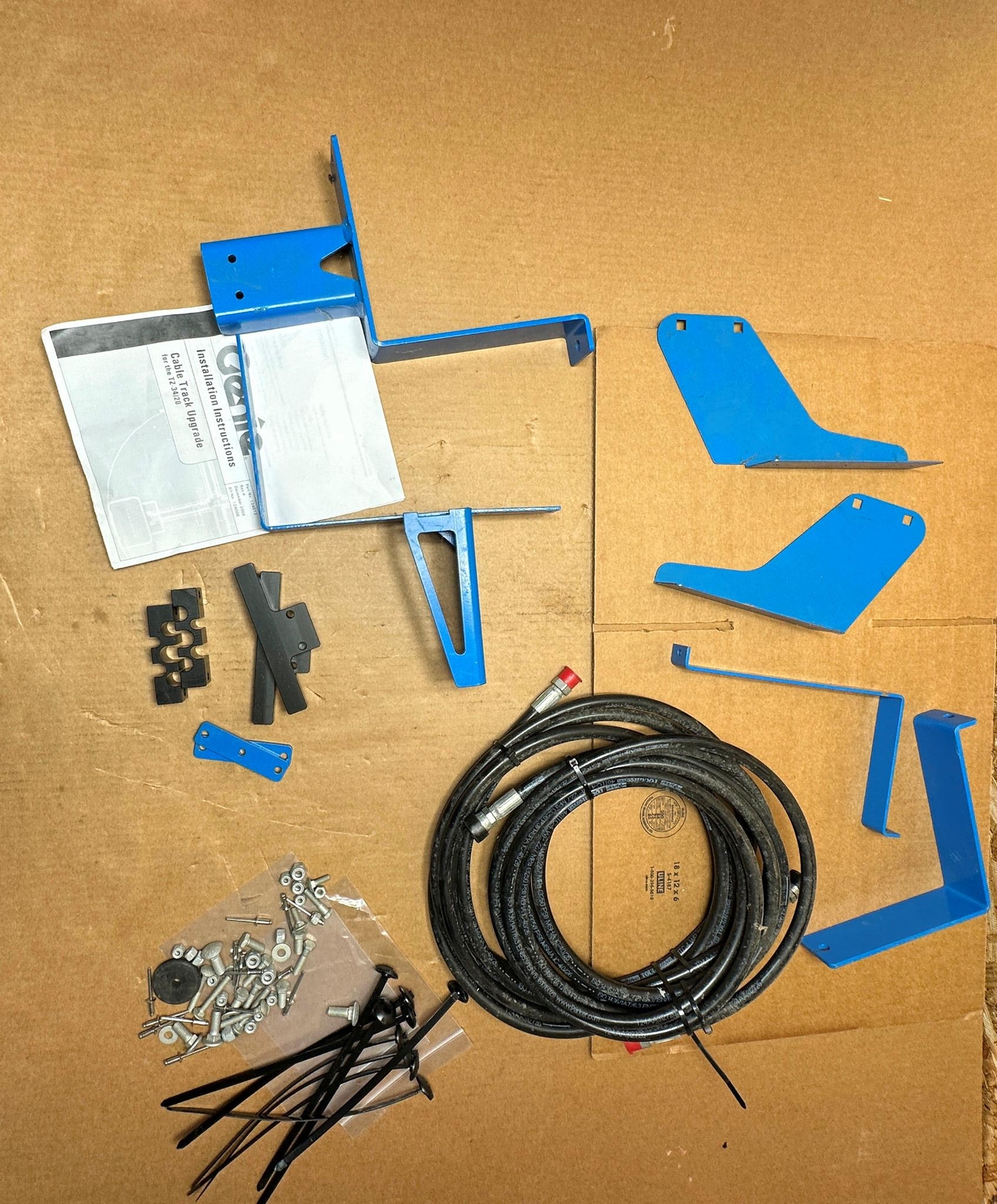 Genuine Genie TZ-34/20 Trailer Mounted Boom Lift Cable Track Upgrade Kit - READ