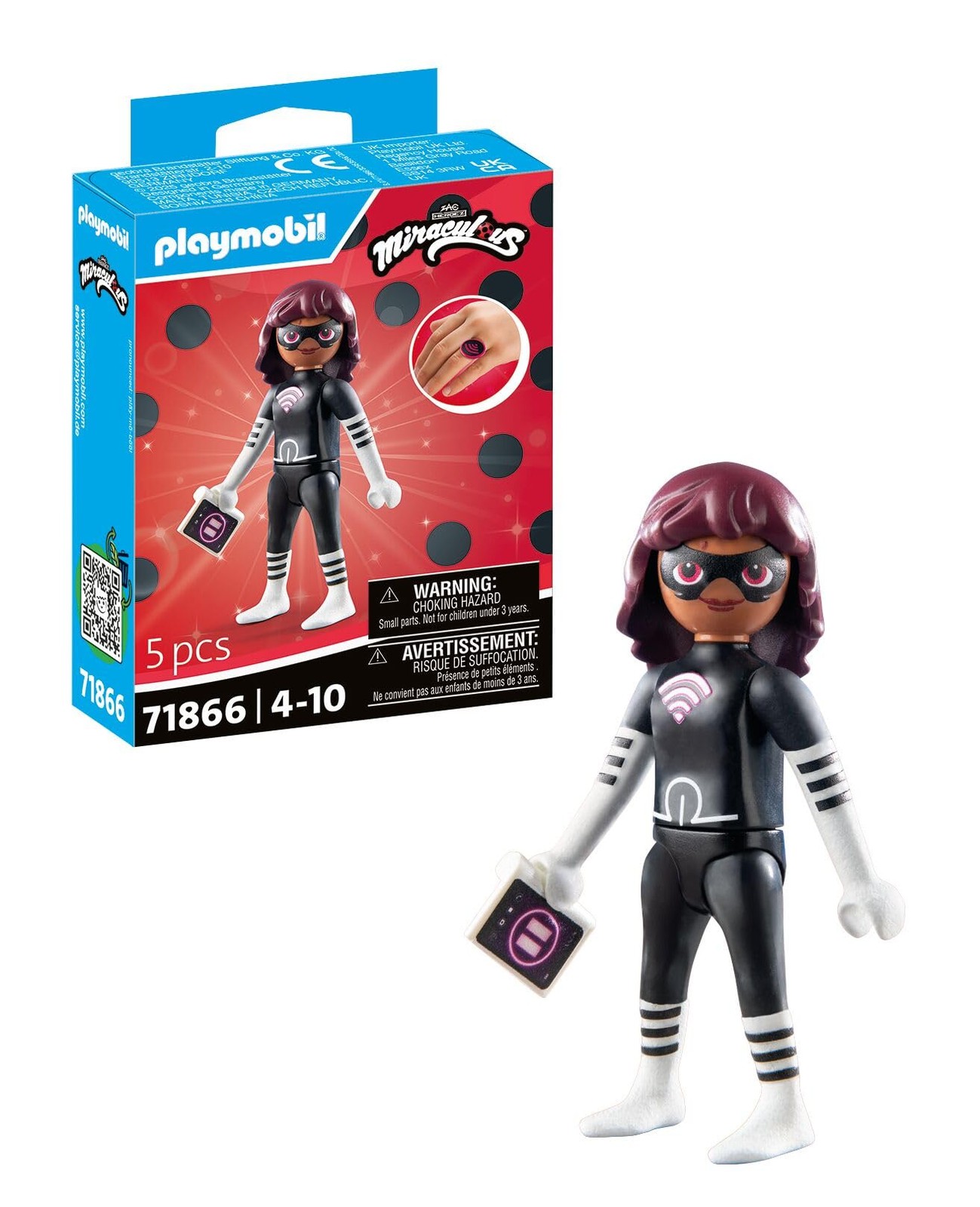 Playmobil 71866 Miraculous: Lady Wifi – Detailed Villain Figure from Tales of La