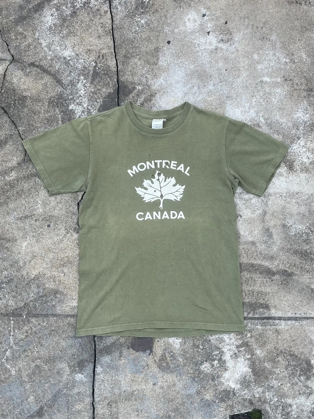 High Street Time Migration Montreal Canada Print T shirt Unisex Cotton Short Tee
