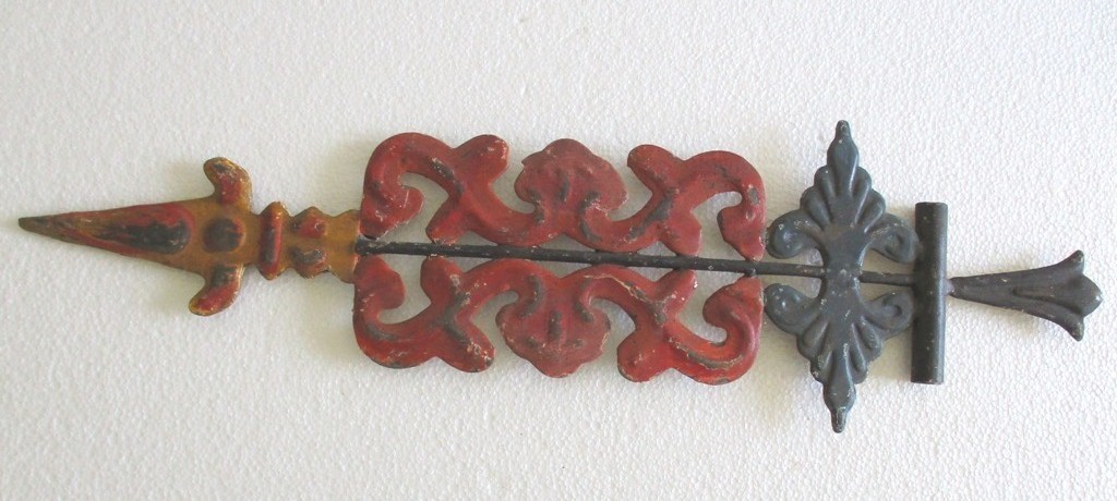 ANTIQUE WEATHERVANE RARE UNUSUAL DESIGN . ANTIQUE WEATHERVANE RARE UNUSUAL DESIGN .