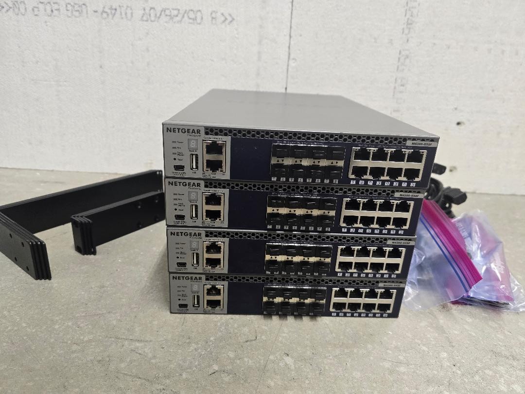 Netgear M4300 8X8F XSM4316S 8-Port 10GB Ethernet & 8-Port 10GB SFP - Ships ASAP