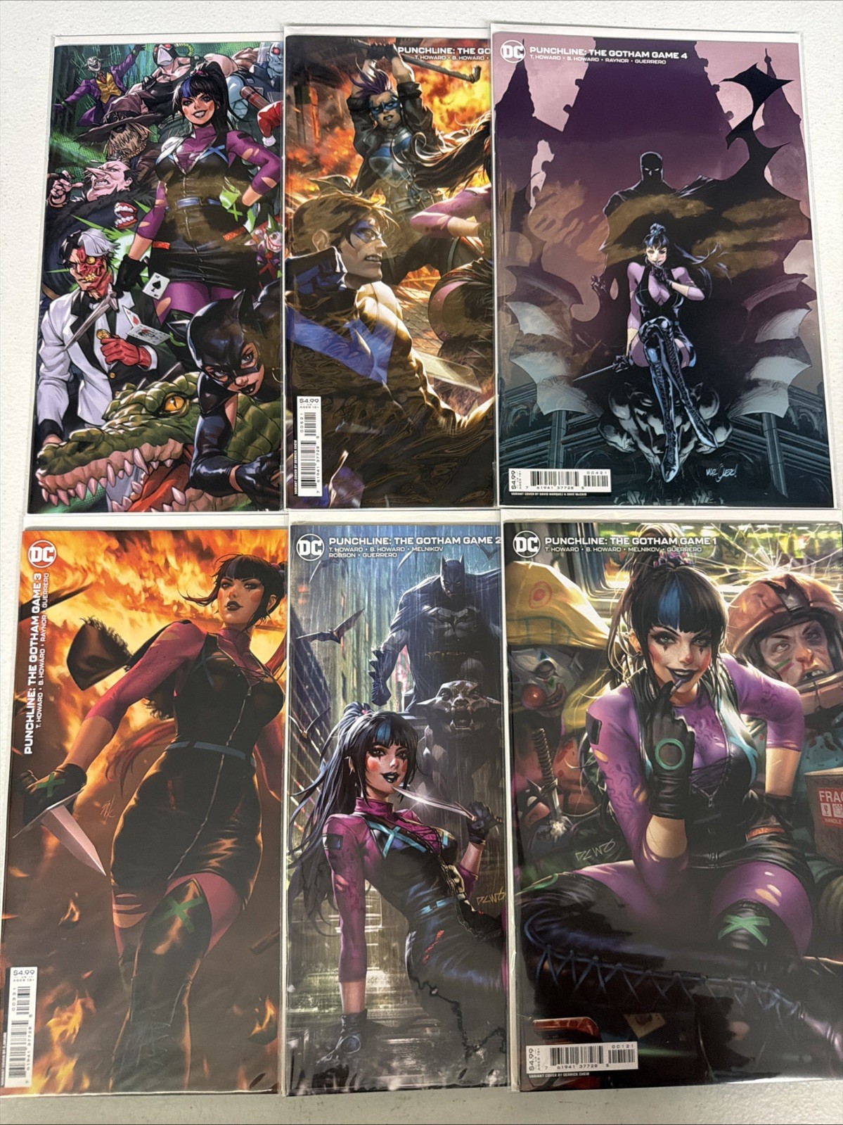 Punchline The Gotham Game #1-6 complete DC Comics Joker Lot all Variants NM *Z14
