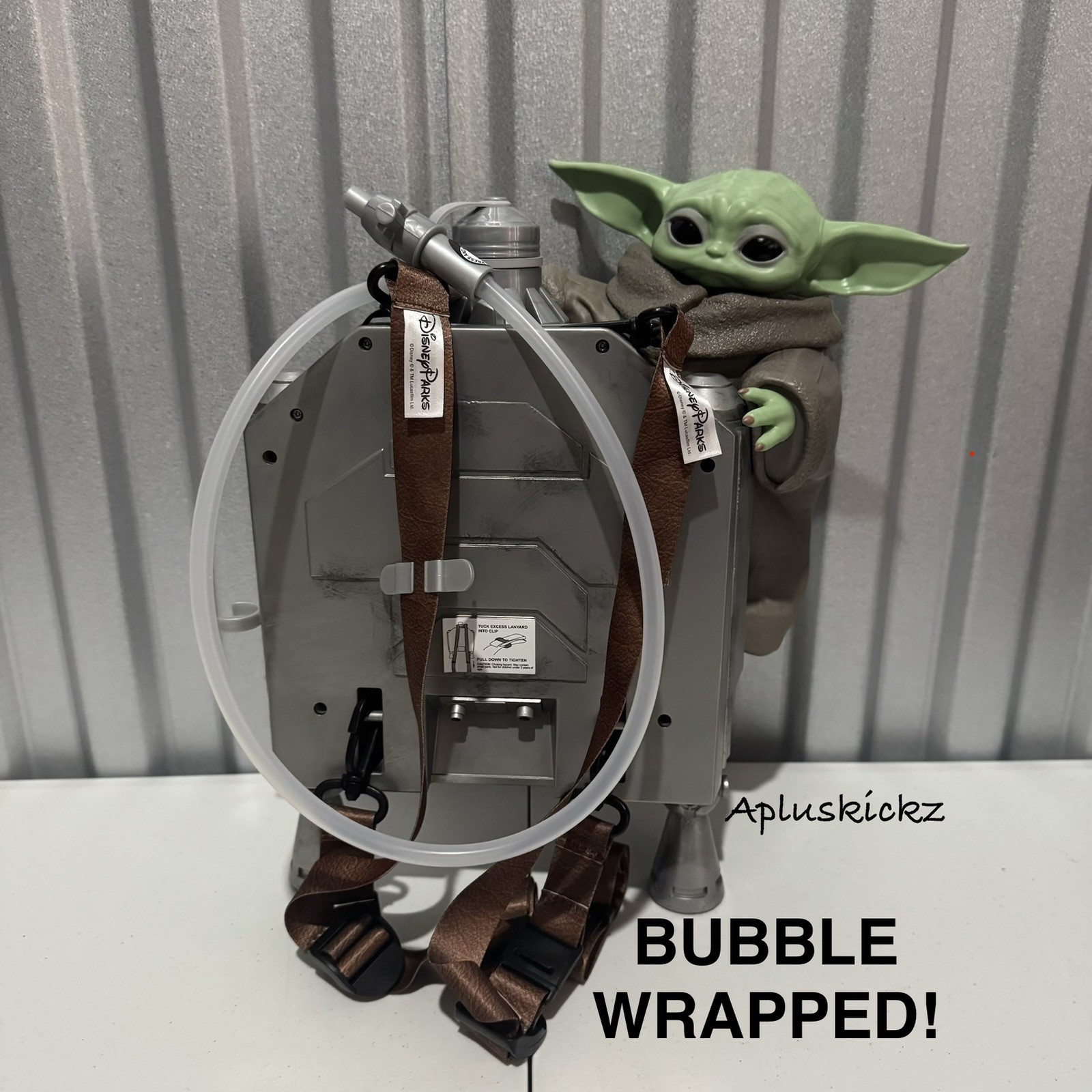 2026 Disney Parks Star Wars Mandalorian and Grogu Jetpack Sipper BUBBLE WRAPPED 2026 Disney Parks Star Wars Mandalorian and Grogu Jetpack Sipper BUBBLE WRAPPED