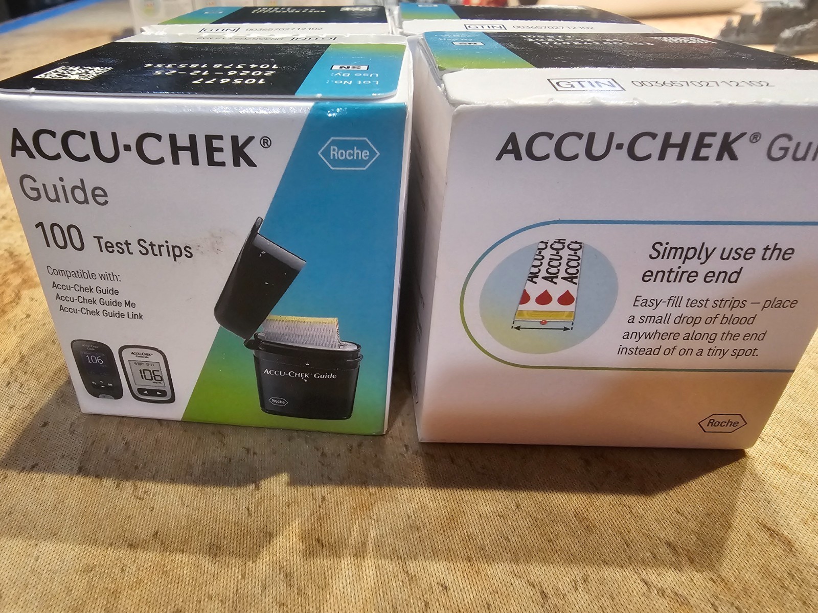 Accu-Chek Guide Test Strips, 400 Count, 4 Boxes of 100  Exp 11&12 -26 Nib Sealed